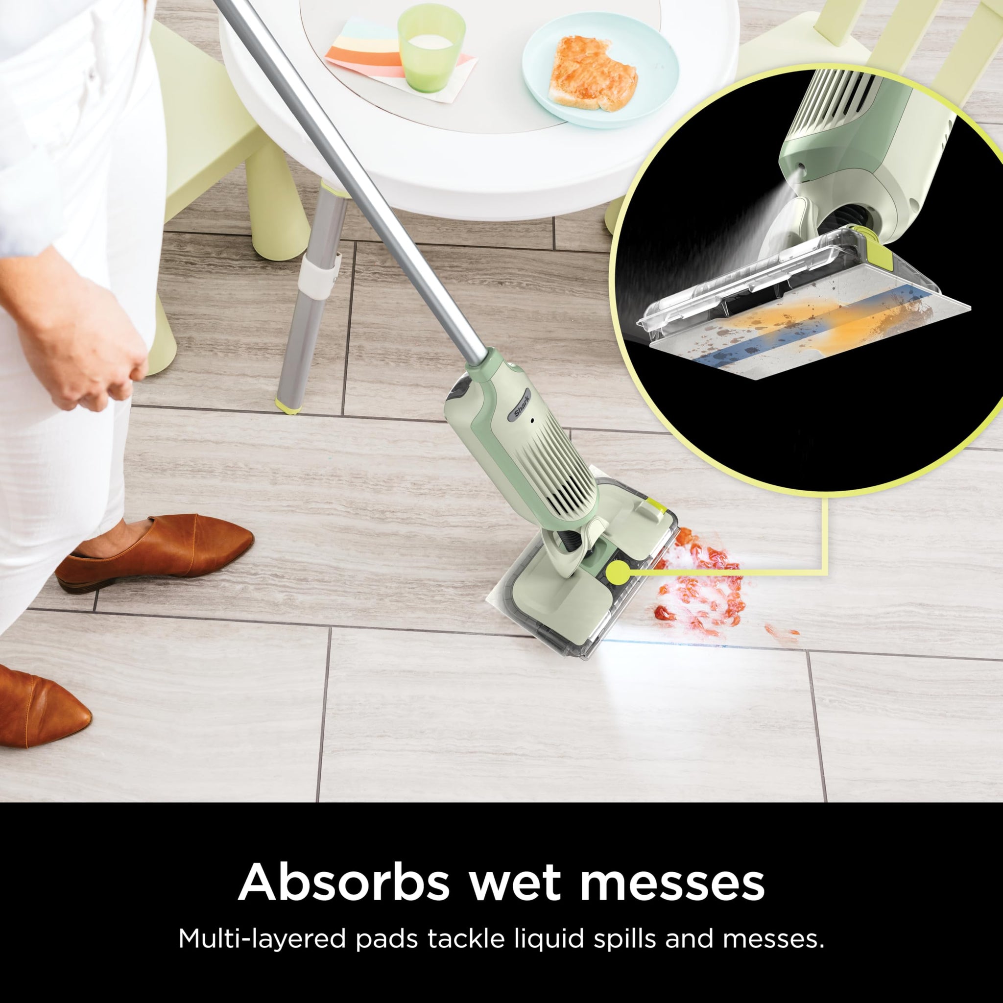Shark VACMOP Pro Cordless Hard Floor Cleaner with Powerful Suction