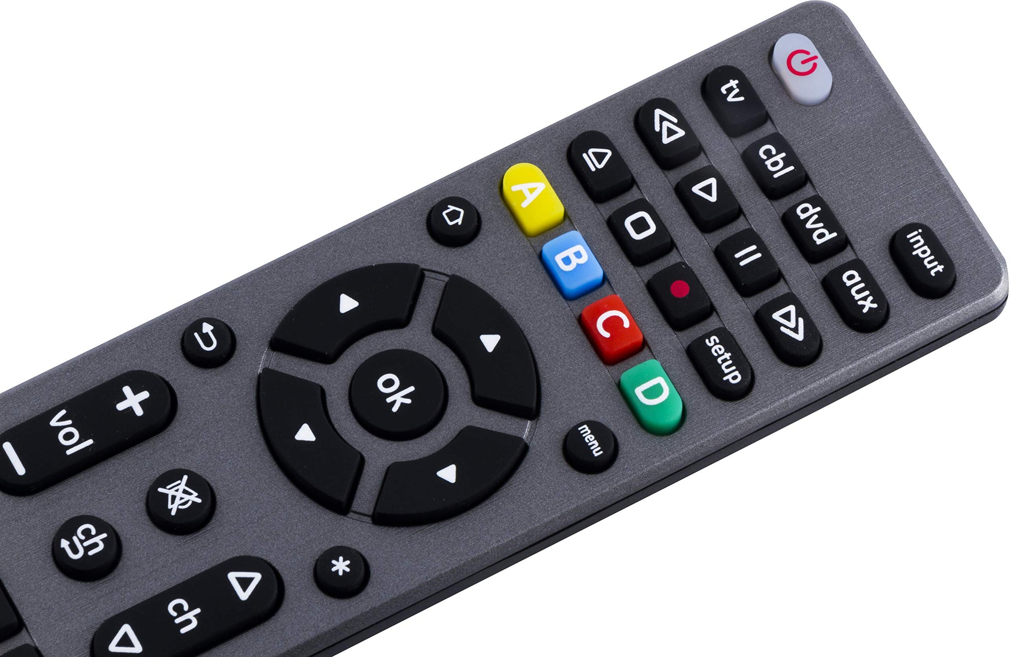 GE Universal Remote Control for 4 Devices Easy Setup