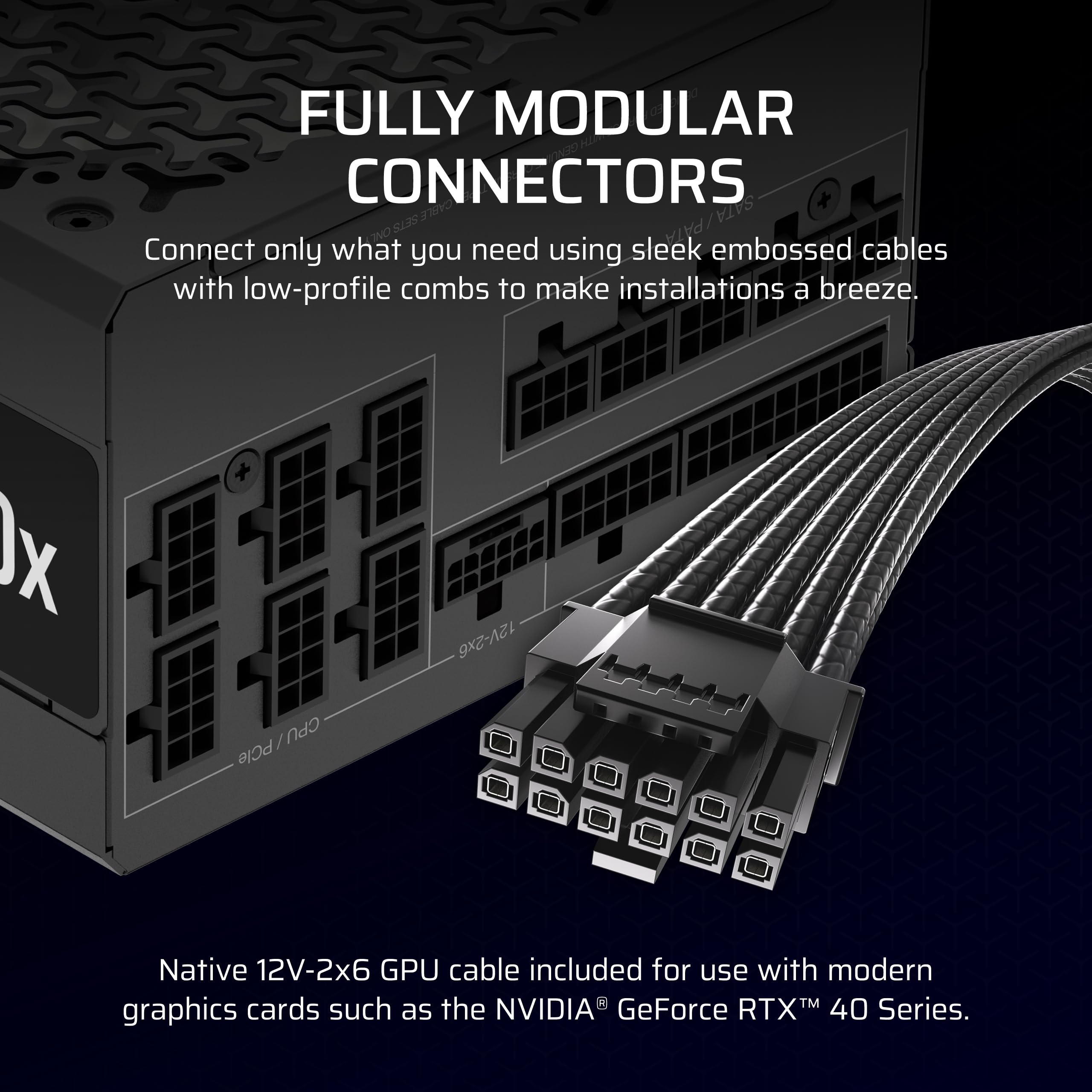 Corsair RM1000x Fully Modular Low Noise Power Supply