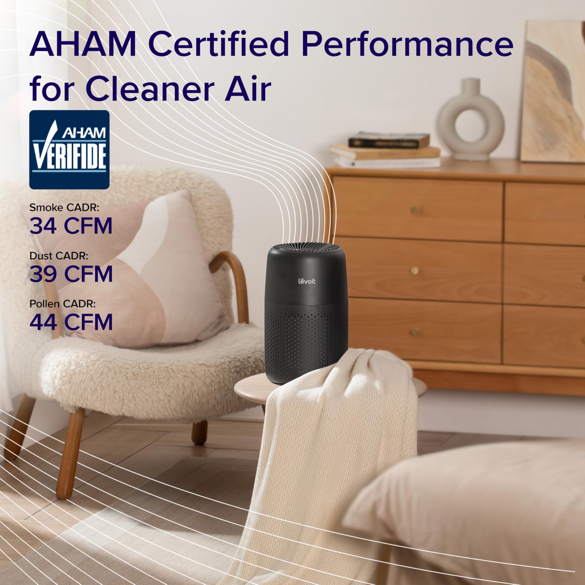 Levoit Air Purifier for Better Sleep and Clean Air