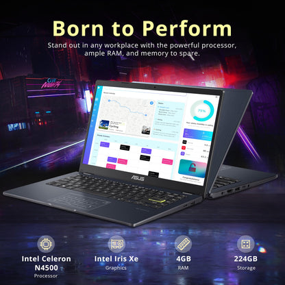 ASUS E410 Laptop Intel Celeron N4020 4GB 64GB 14 Inch HD