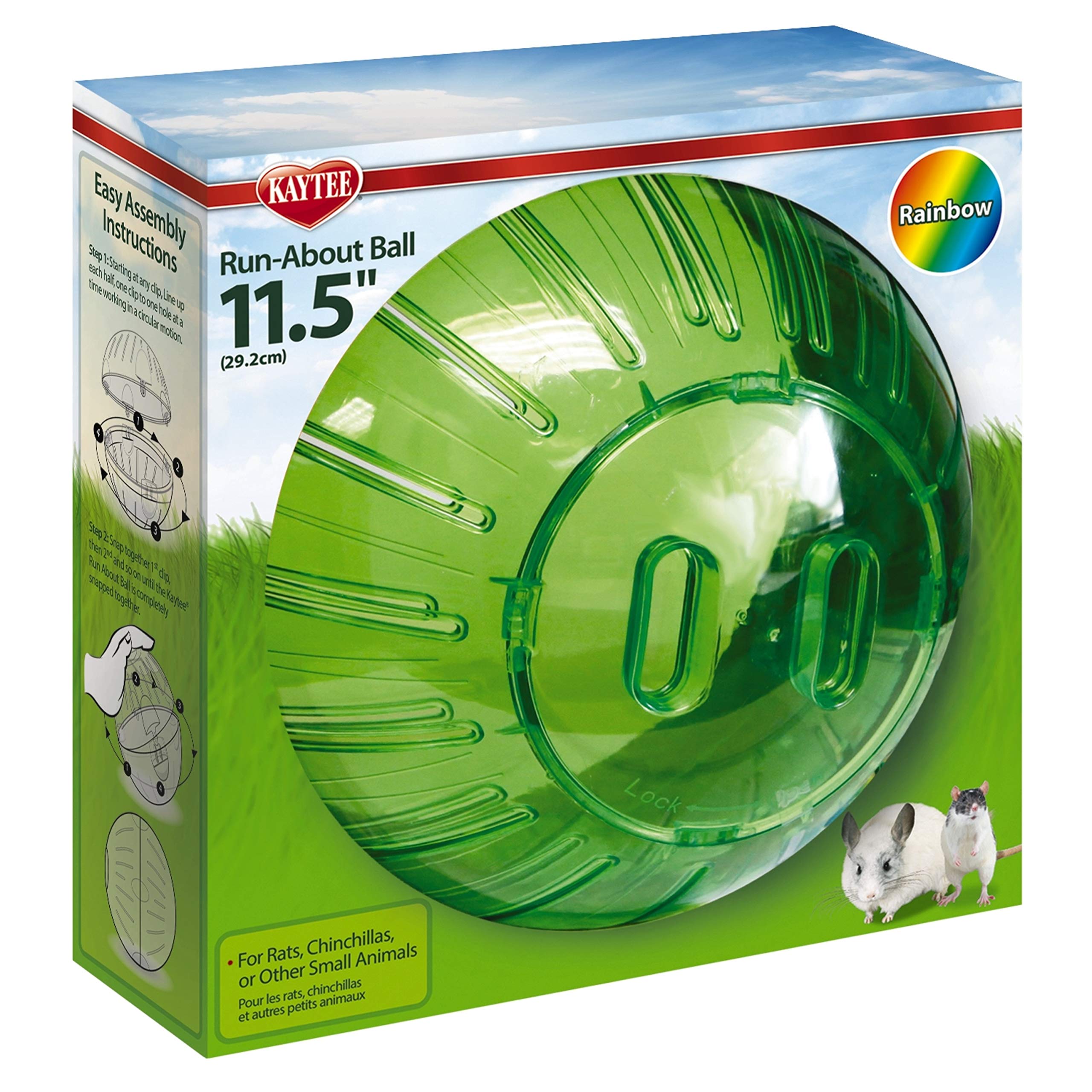 Kaytee 5 Inch Clear Exercise Ball for Dwarf Hamsters