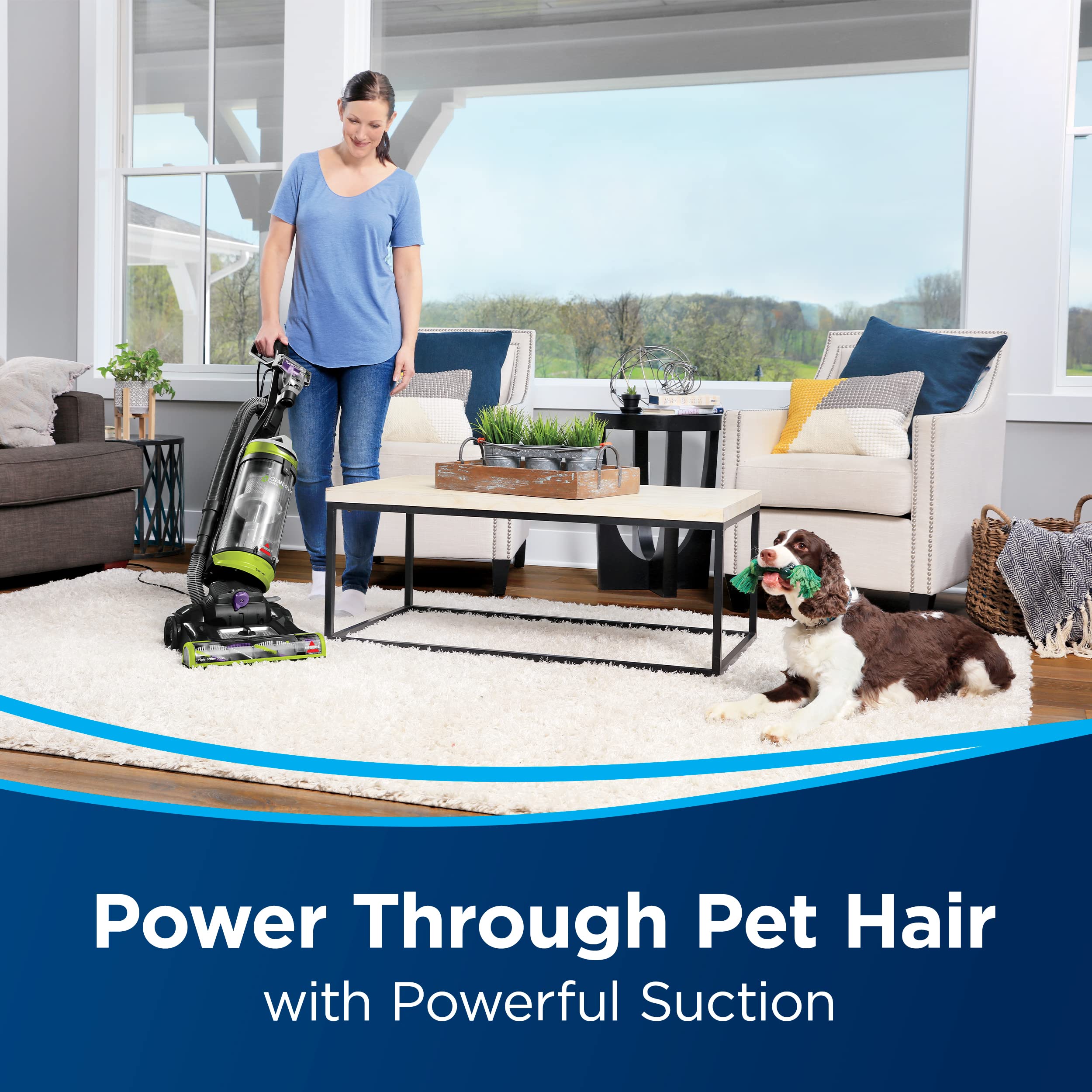 Bissell CleanView Swivel Vacuum for Powerful Pet Hair Pickup