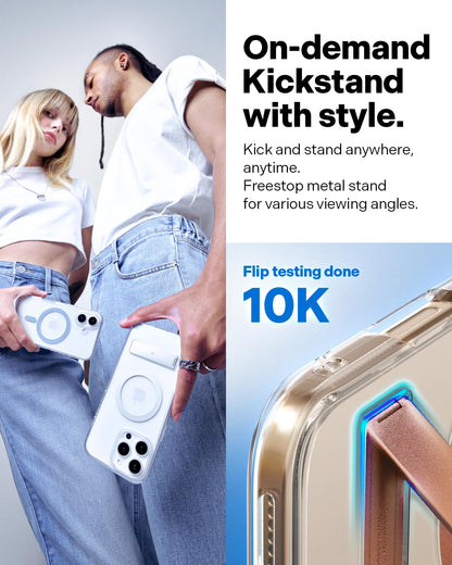 Ultra Clear Kickstand Case for iPhone 16 Pro Max