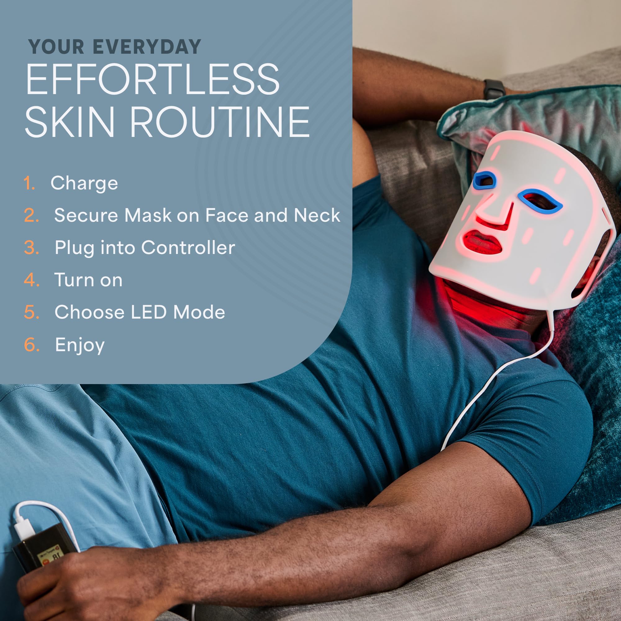 Red Light Therapy Face Mask for Youthful Skin