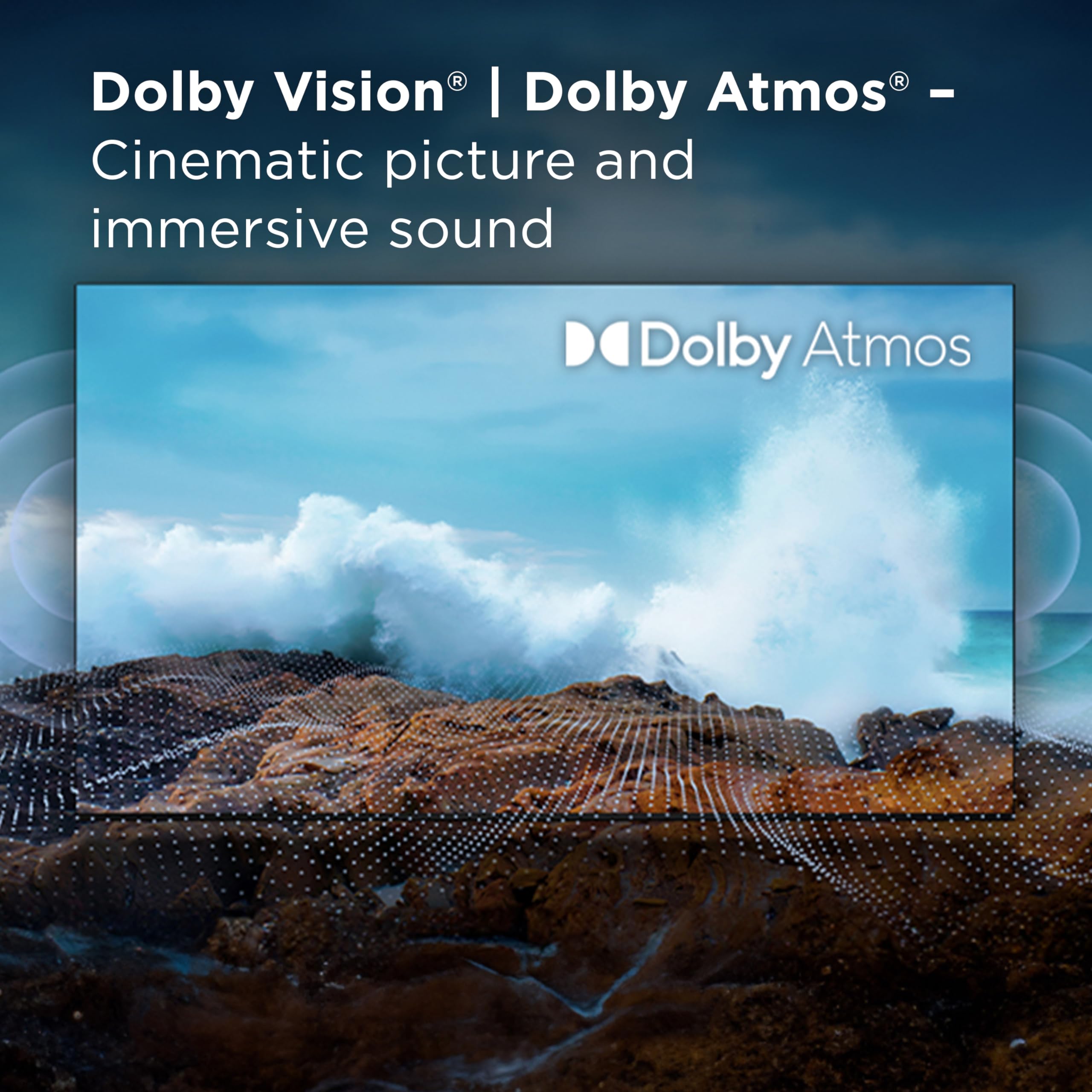 TCL 75 Inch QLED Smart TV with Dolby Vision