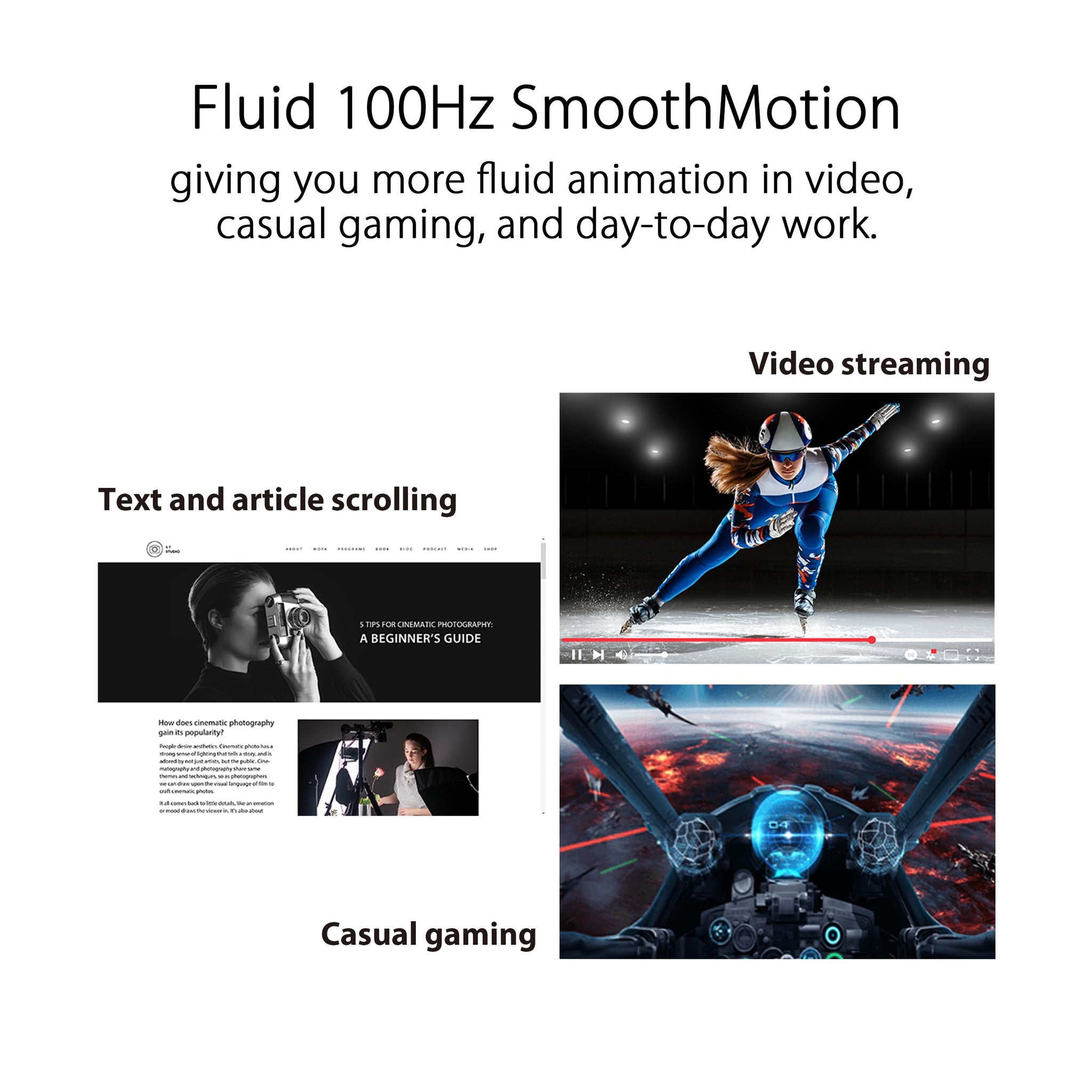 ASUS 23.8 Inch Full HD Monitor with Eye Care Technology