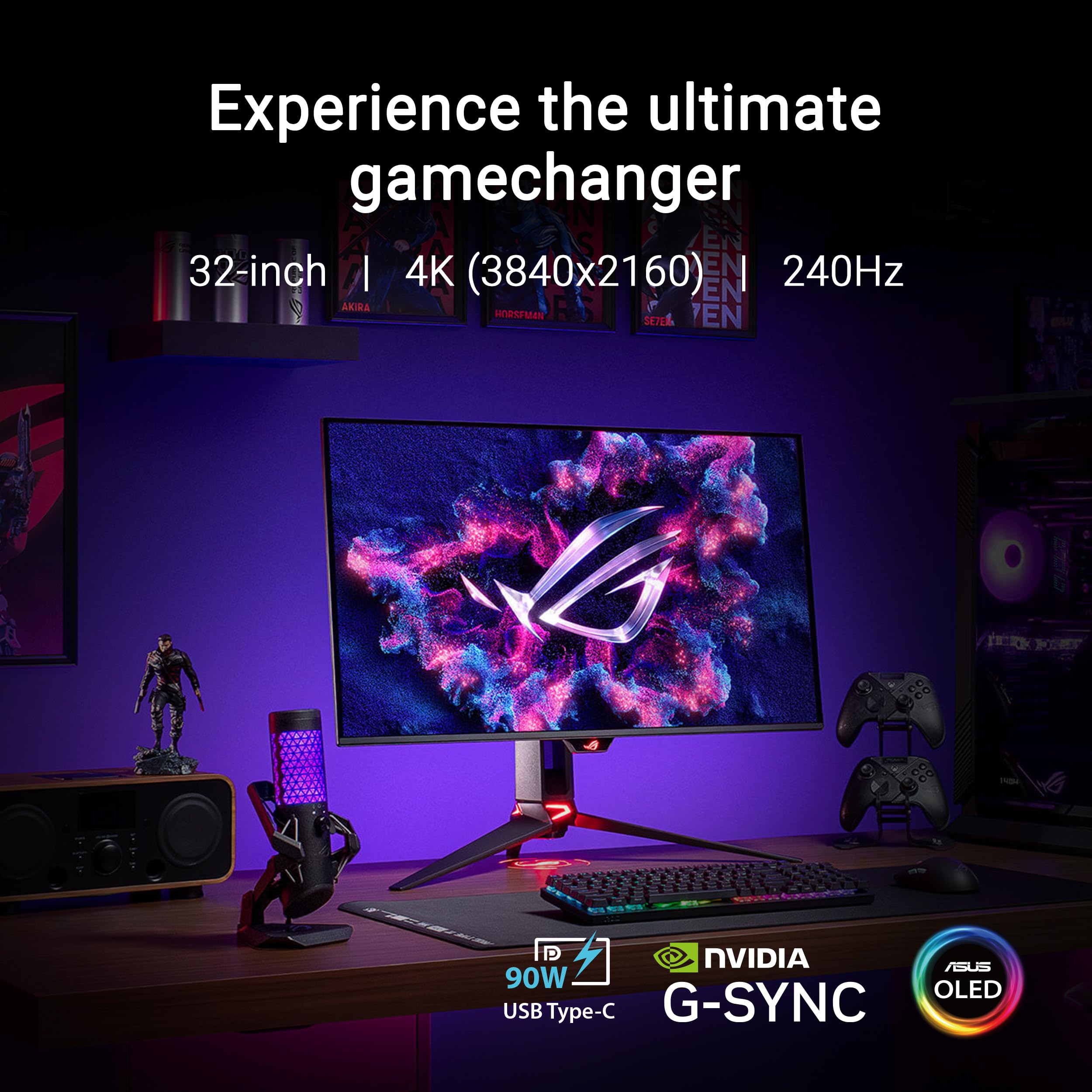 ASUS ROG Strix 27 Inch 1440P OLED Gaming Monitor