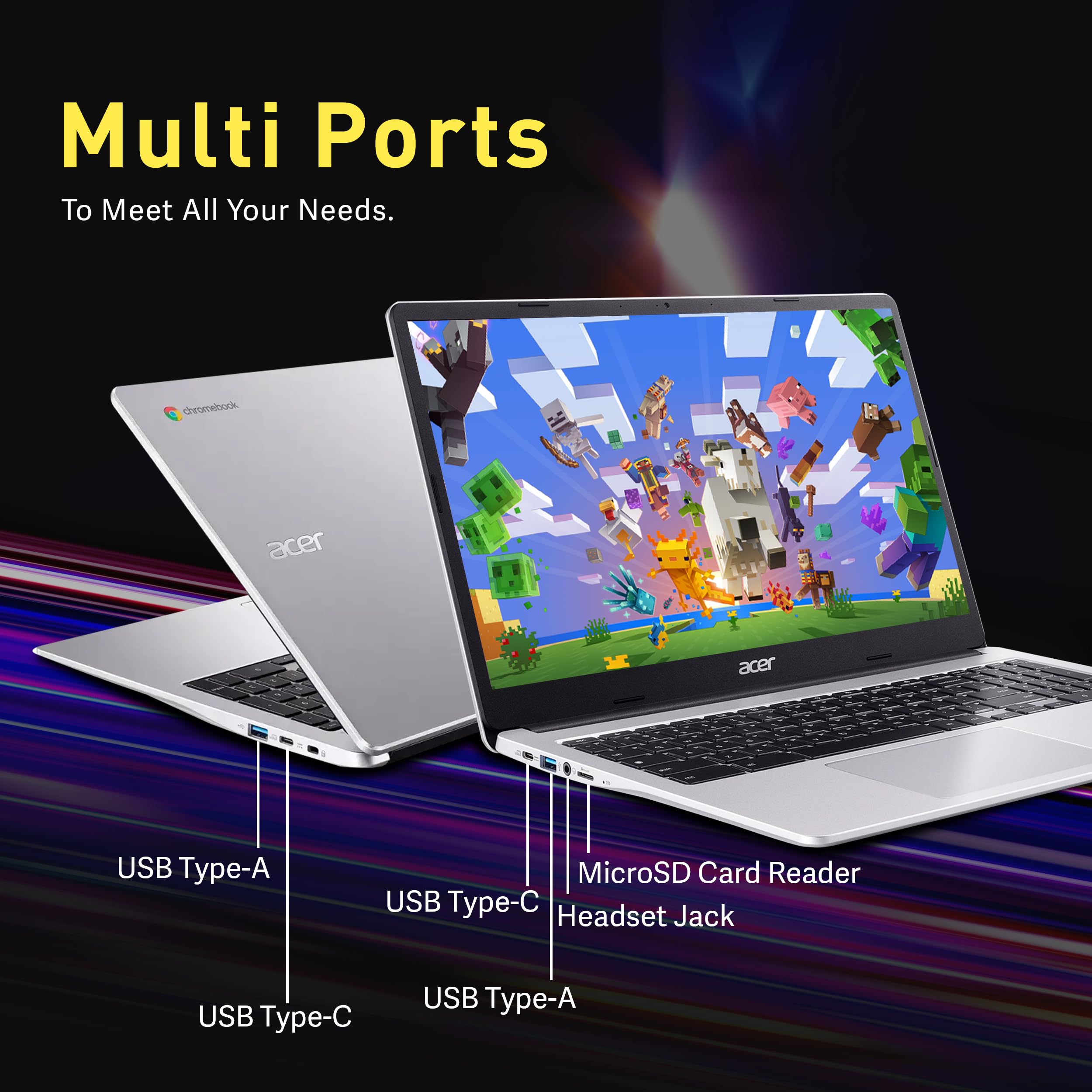 Acer Chromebook 315 Laptop With Full HD Display