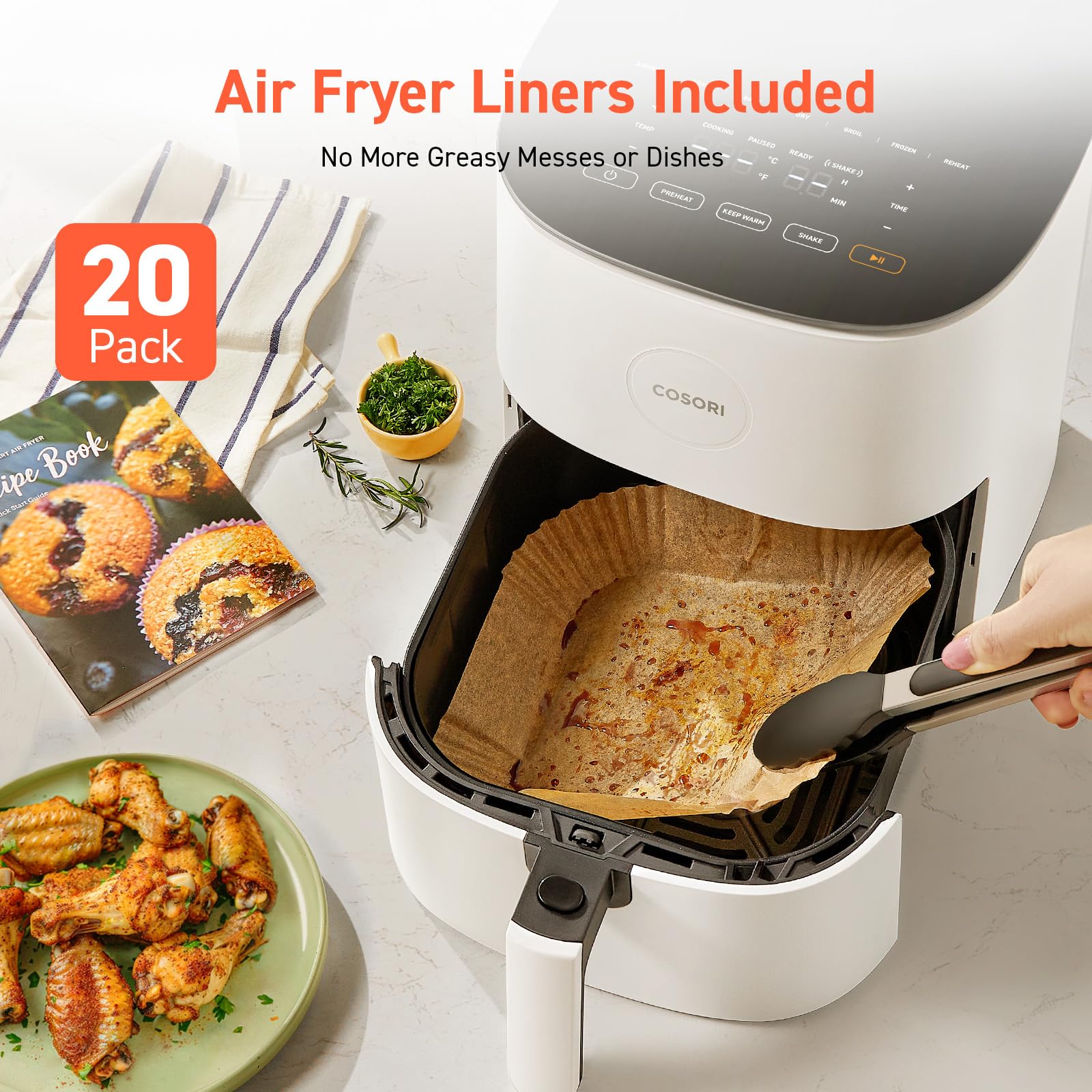 COSORI 5QT Air Fryer with Fast Cooking Technology