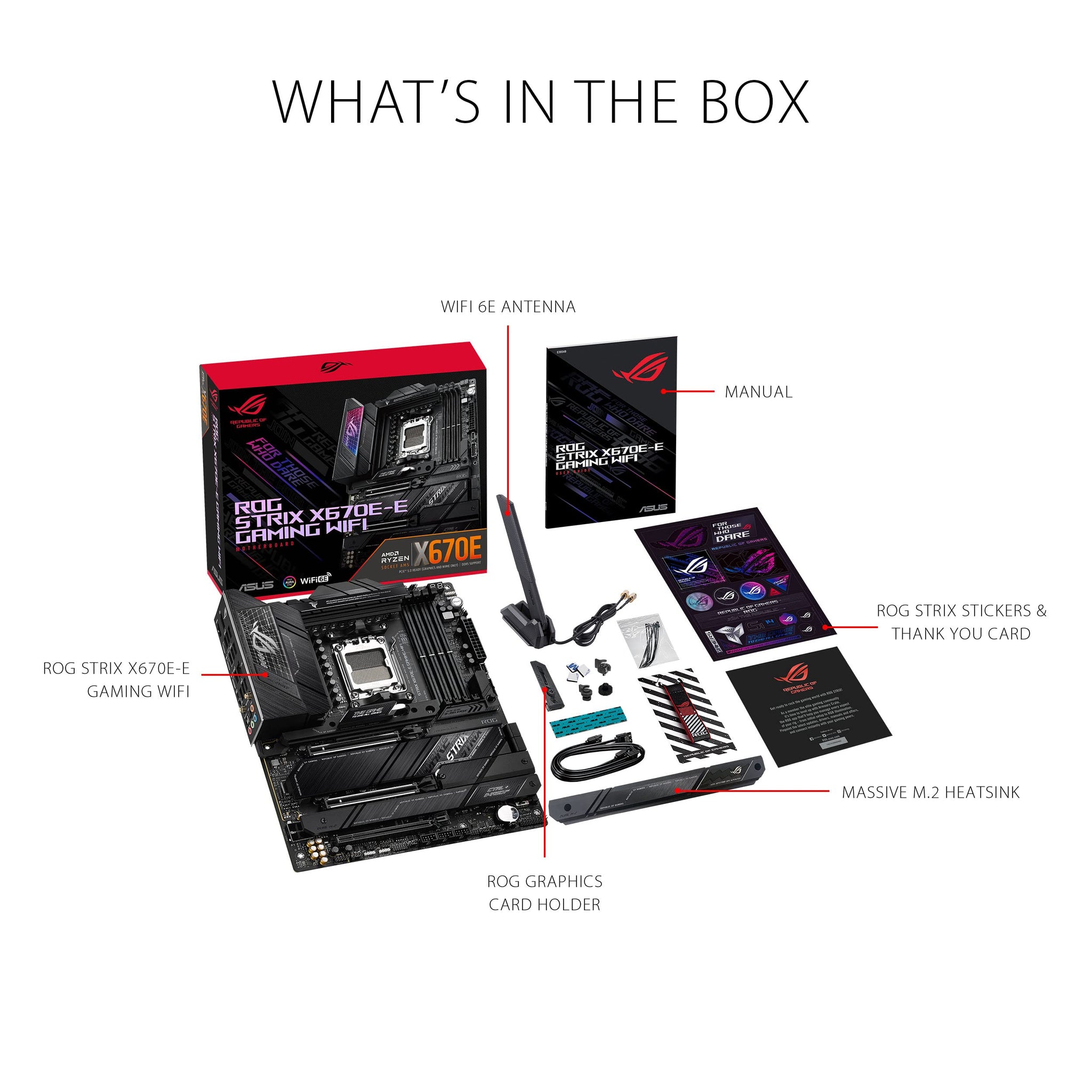 ASUS ROG Strix X870E-E Gaming Motherboard with WiFi 7