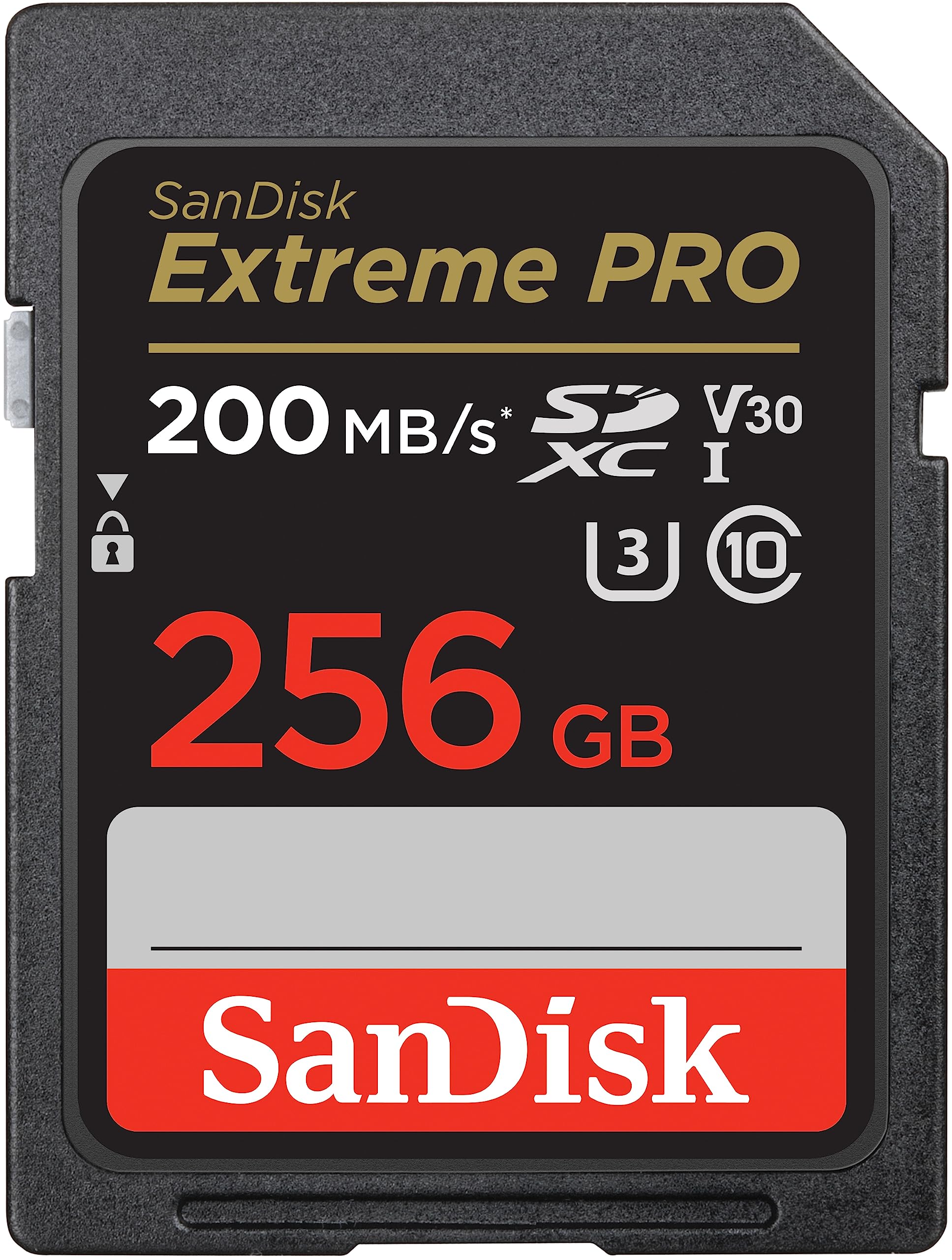 SanDisk 256GB Extreme PRO SD Card for Fast 4K Transfers