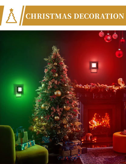 DORESshop LED Night Light 2 Pack Dusk to Dawn Dimmable