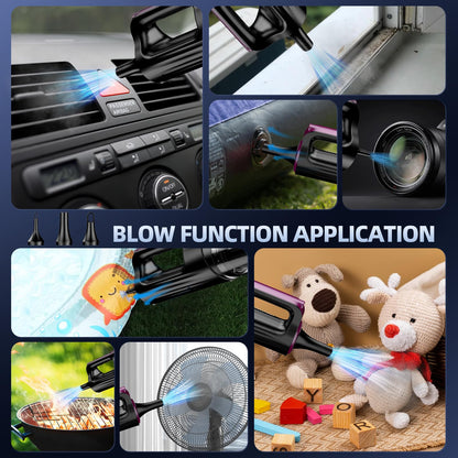 Cordless Car Vacuum 18000Pa 2 In 1 Vacuum And Air Duster