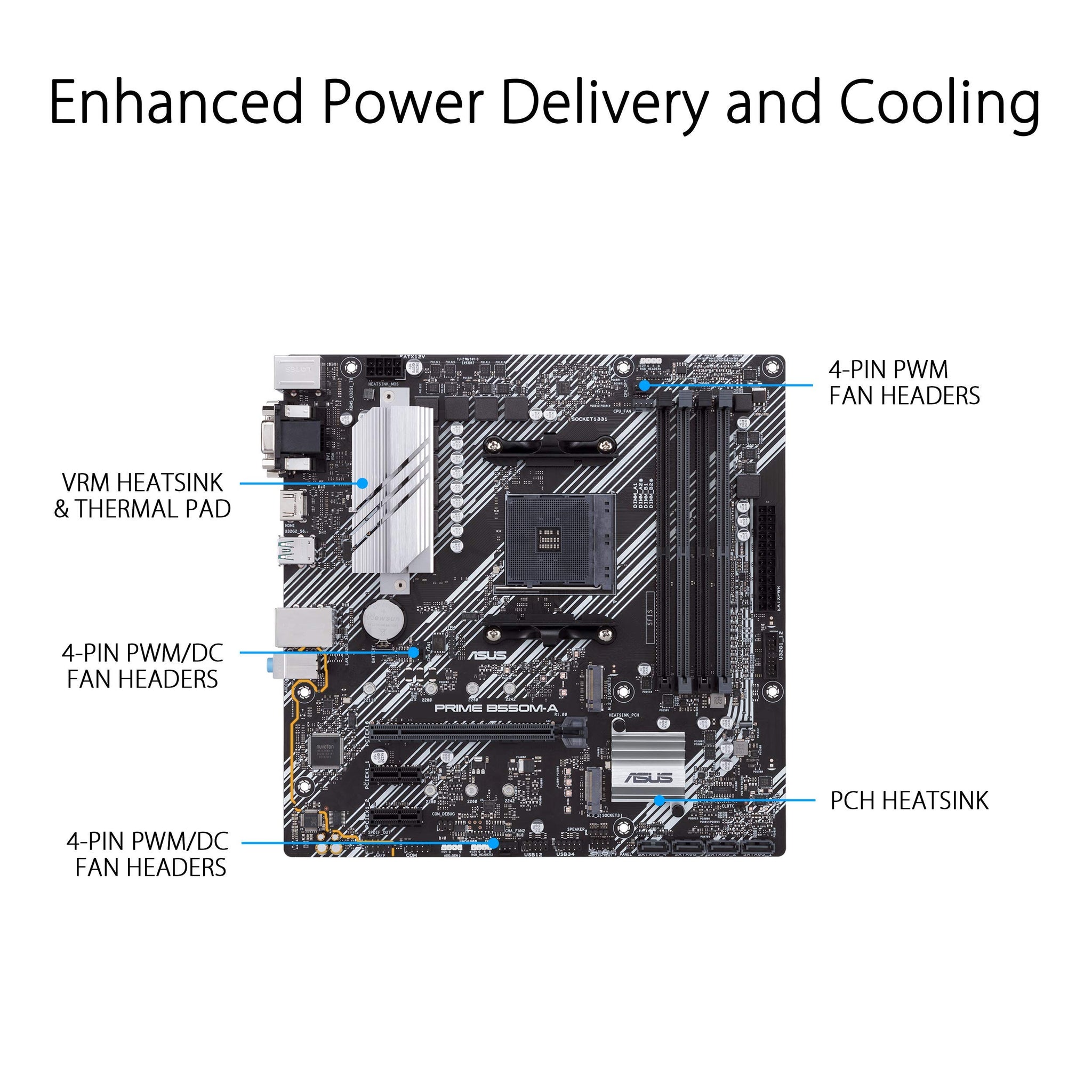 ASUS Prime B550M-A WiFi II Motherboard with PCIe 4.0