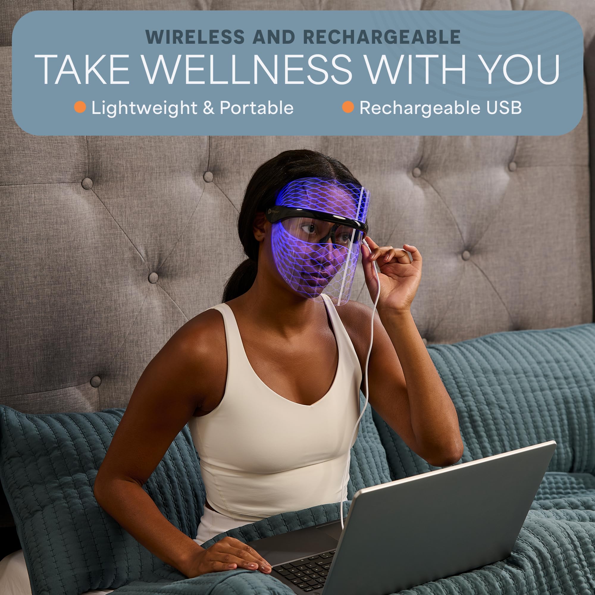 Red Light Therapy Face Mask for Youthful Skin
