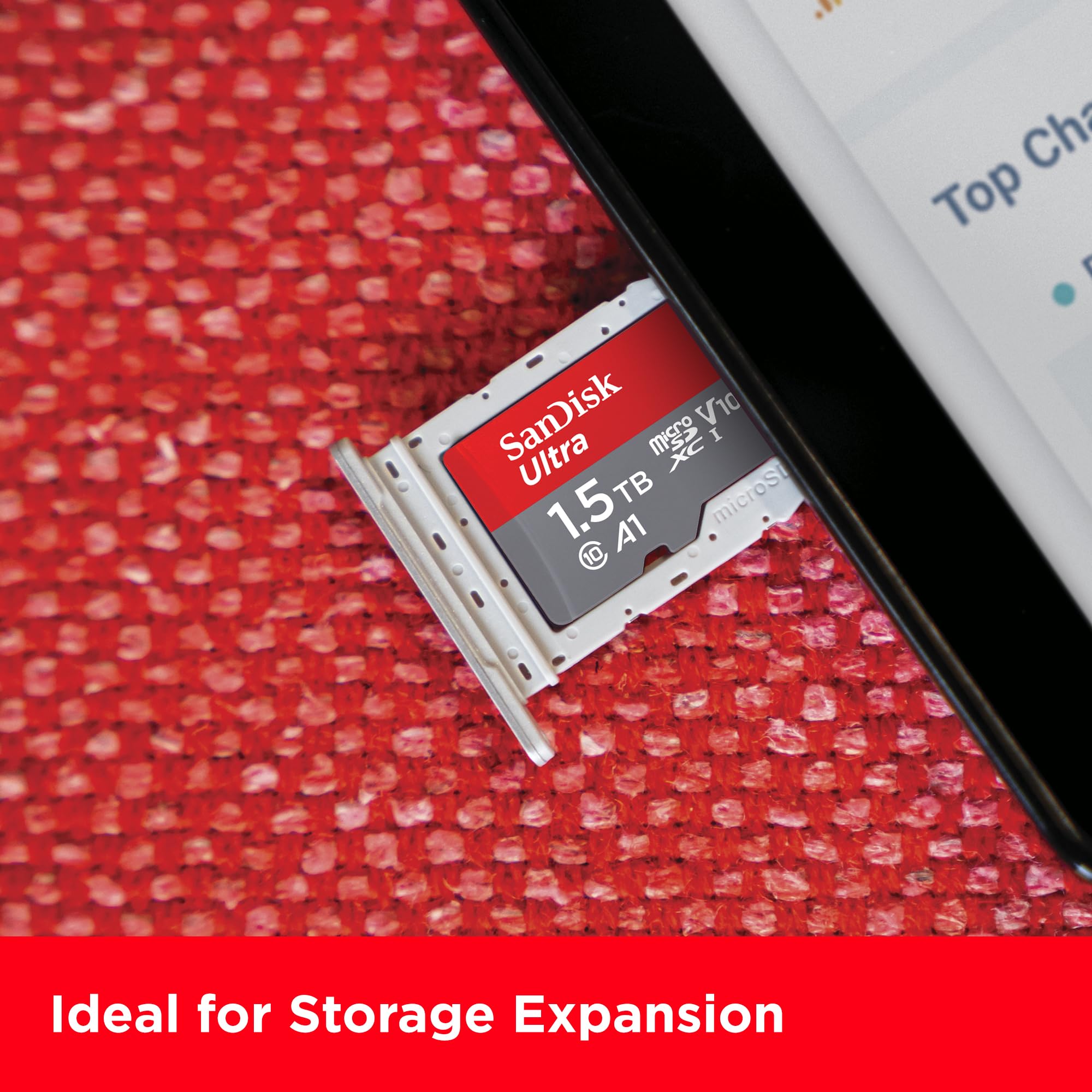 SanDisk 256GB Ultra MicroSD Card Fast Transfer Speeds