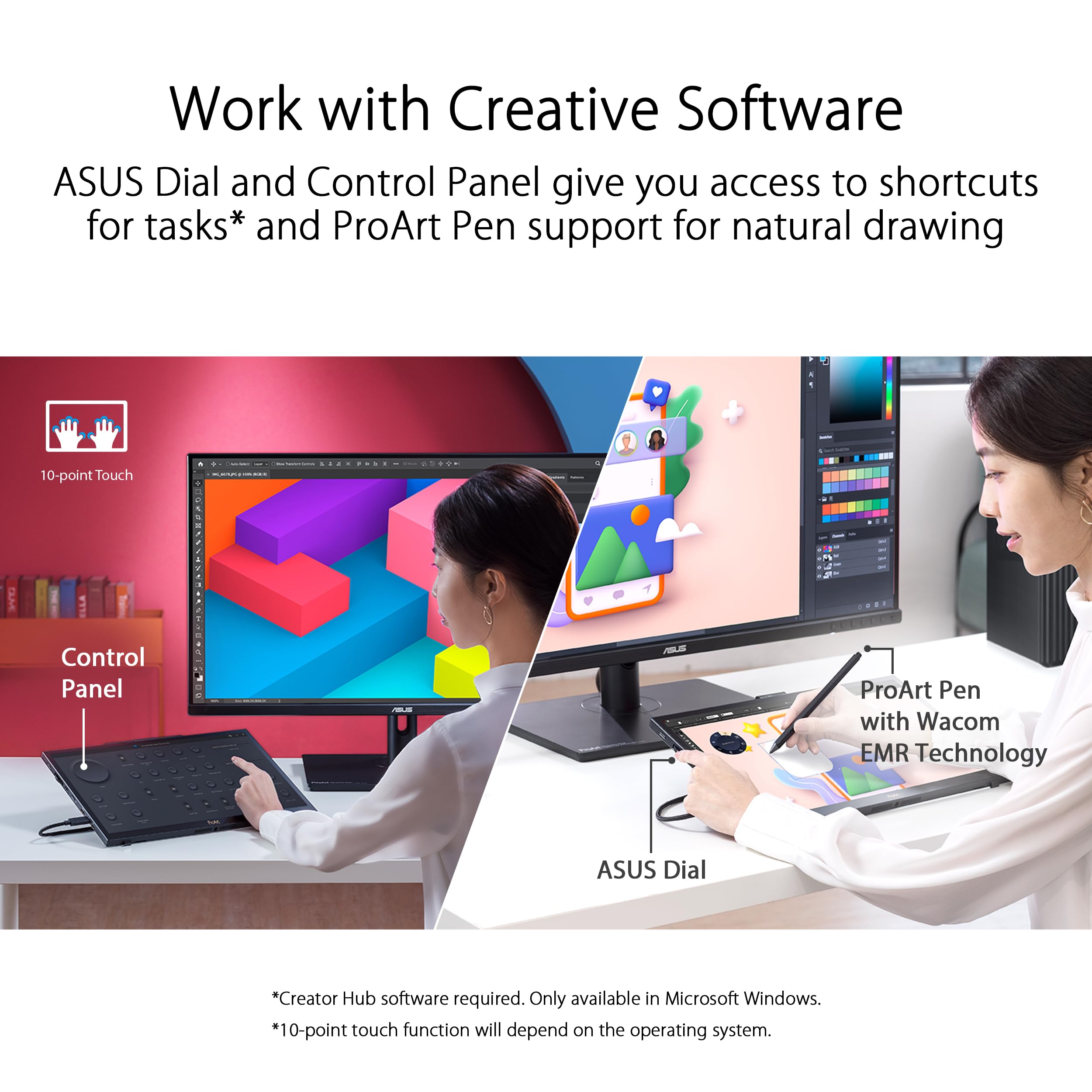 ASUS ProArt 24 Inch Monitor with 100 Percent sRGB Accuracy
