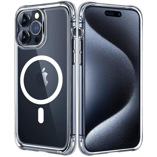 Mkeke Clear Case for iPhone 17 Pro Max Shockproof Bumper