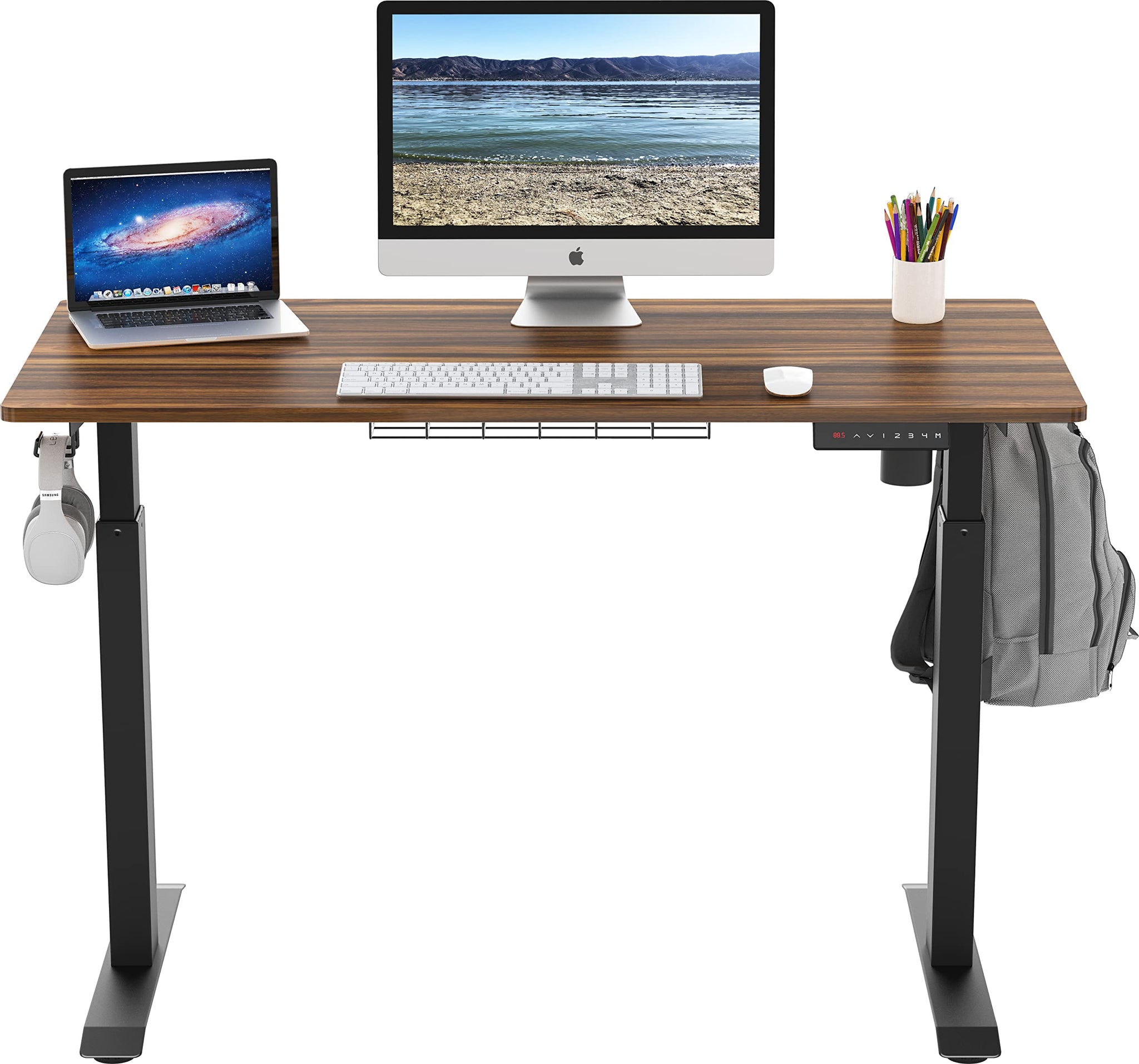 Height Adjustable Standing Desk with Memory Preset Feature