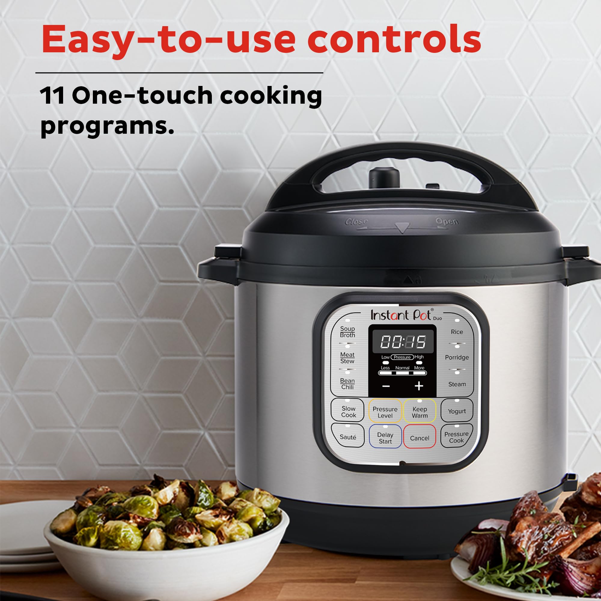 Instant Pot Duo Mini Electric Pressure Cooker with Recipe App