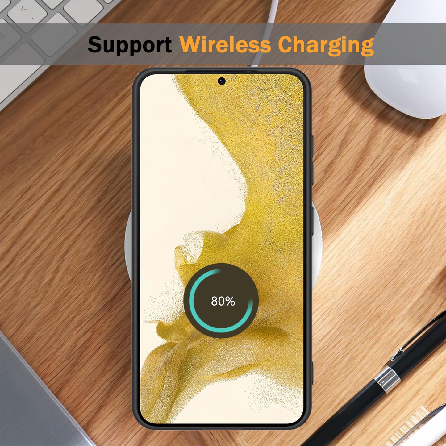 Tenoc Clear Case For Samsung Galaxy S22 6 Inch Non Yellowing Protective Bumper