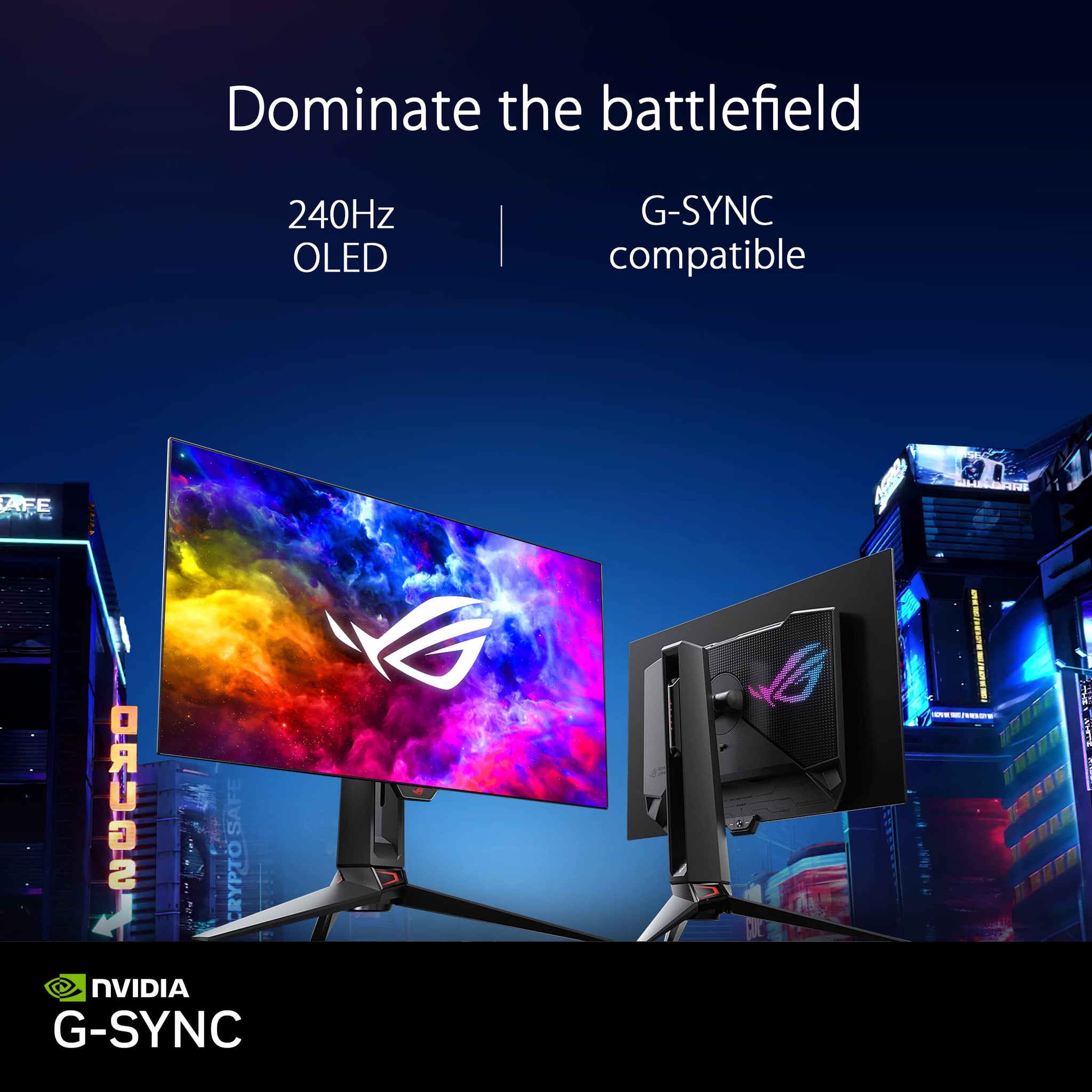 ASUS ROG Strix 27 Inch 1440P OLED Gaming Monitor