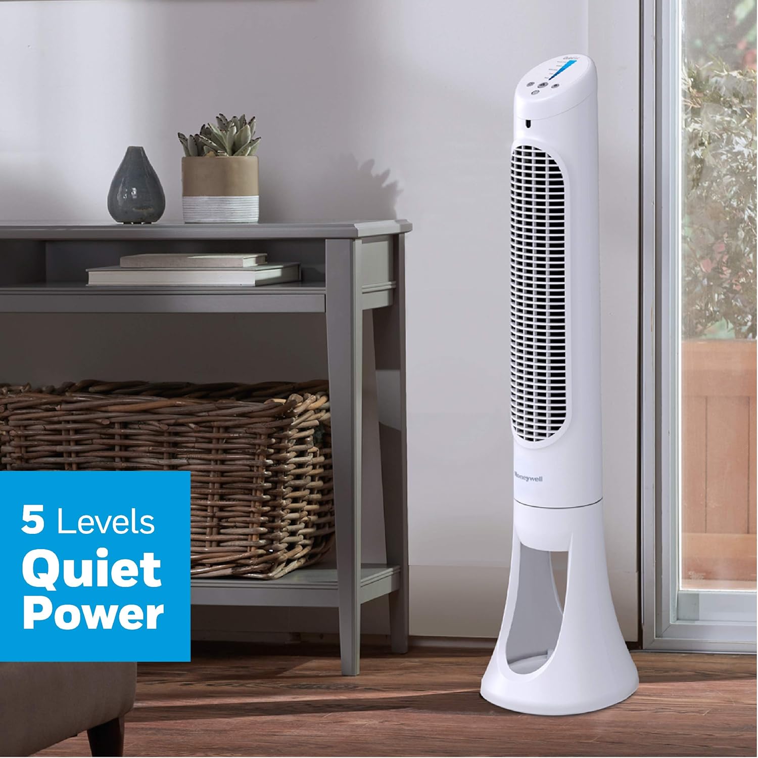 Honeywell Quiet Set Tower Fan with Remote Control
