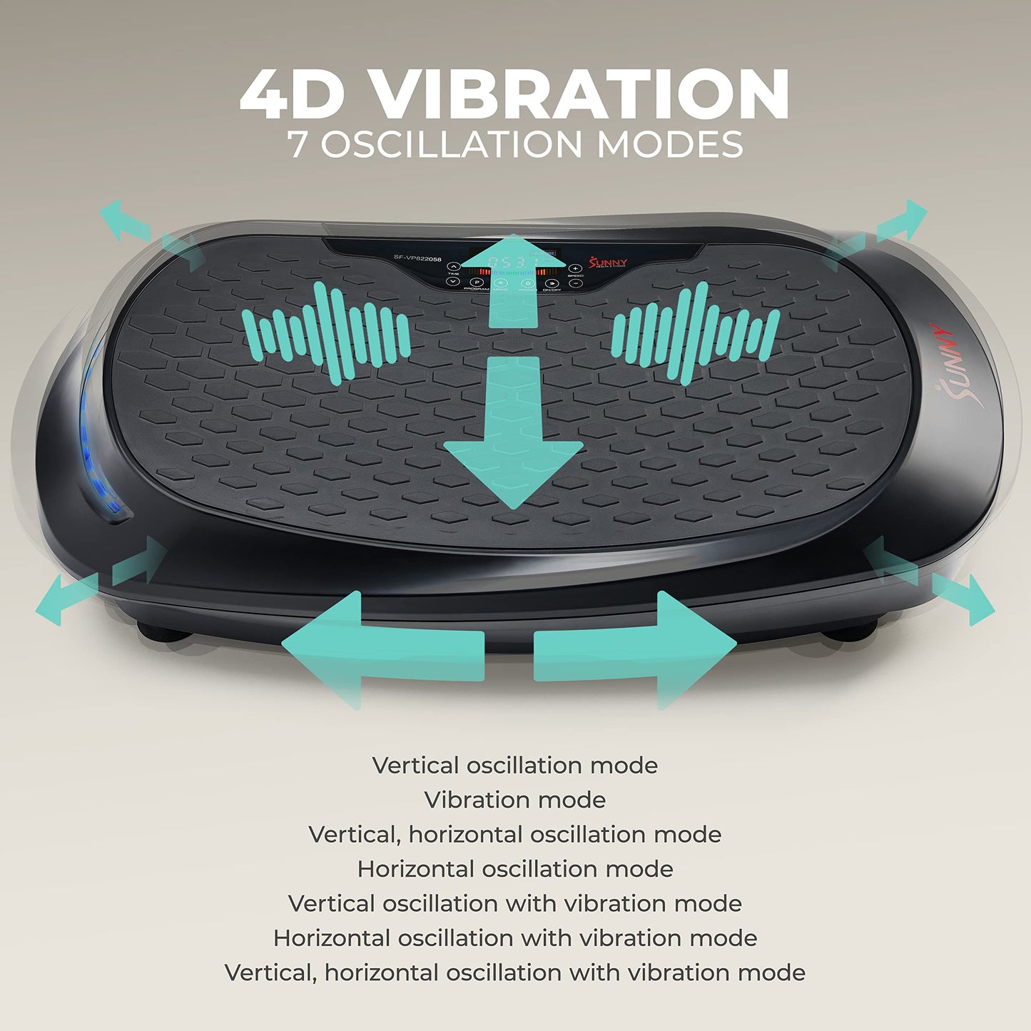 Sunny Health and Fitness Vibration Plate for Weight Loss