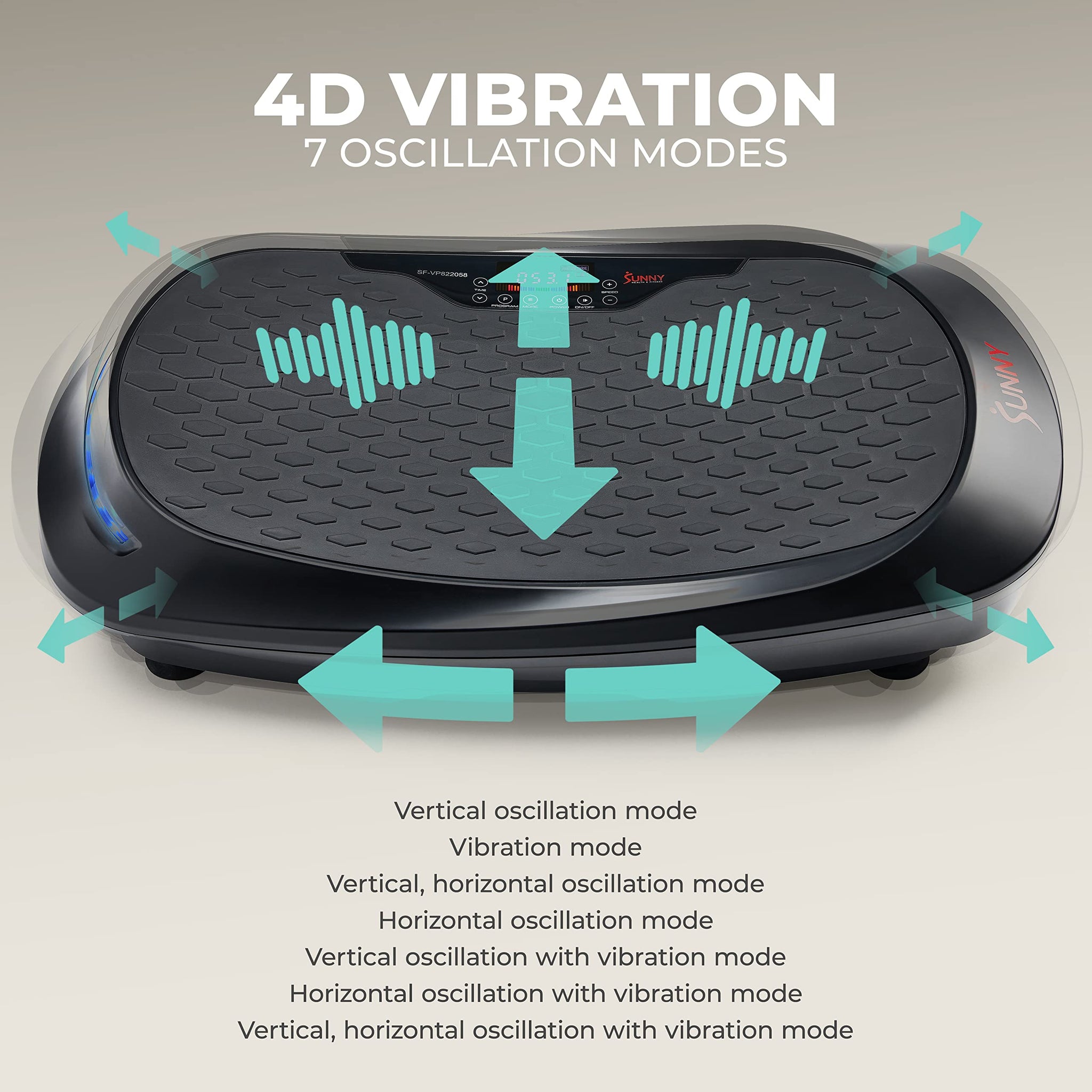 Sunny Health and Fitness Vibration Plate for Weight Loss