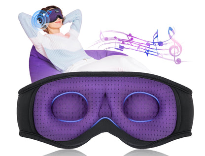 Sleep Headphones Bluetooth Eye Mask for Side Sleepers