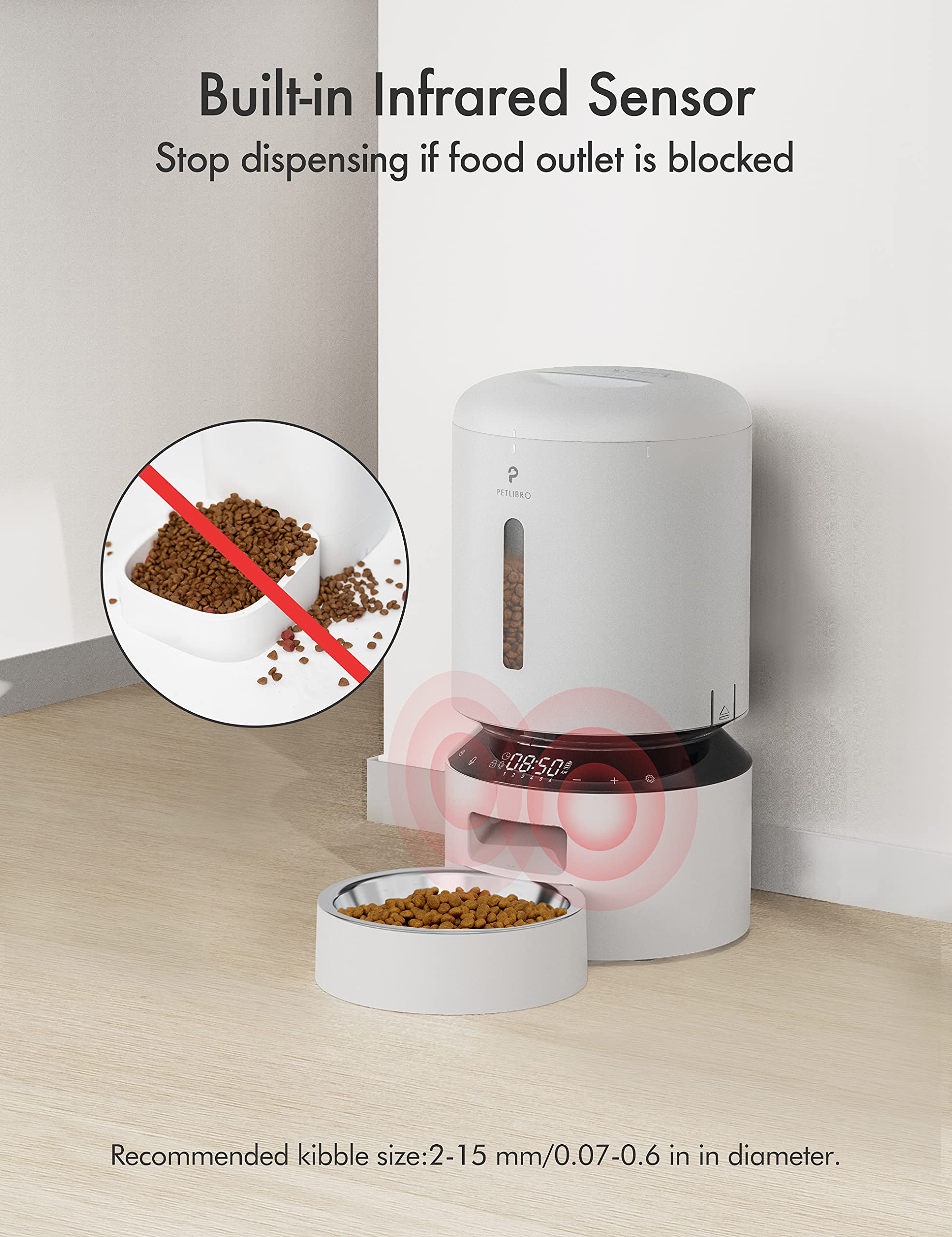 PETLIBRO Automatic Cat Feeder with HD Camera and Alerts