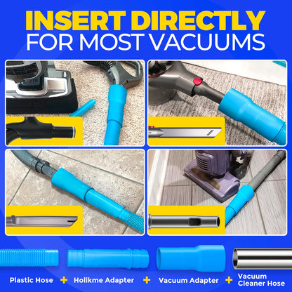 Holikme Dryer Vent Cleaning Kit Blue Lint Vacuum Attachment