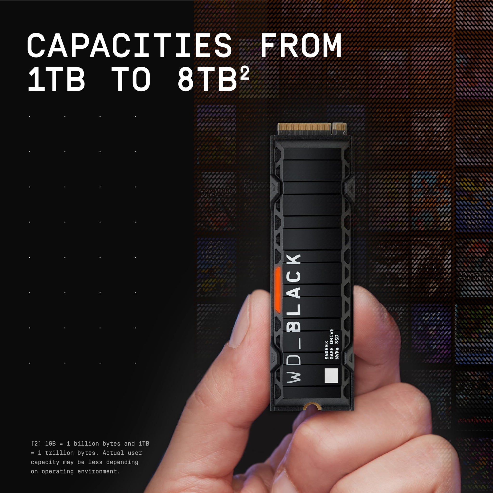 WD Black 2TB SN850X NVMe Gaming SSD for Lightning Fast Speeds