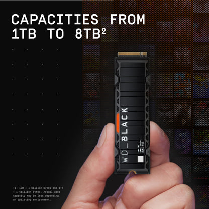 WD Black 2TB SN850X NVMe Gaming SSD for Lightning Fast Speeds