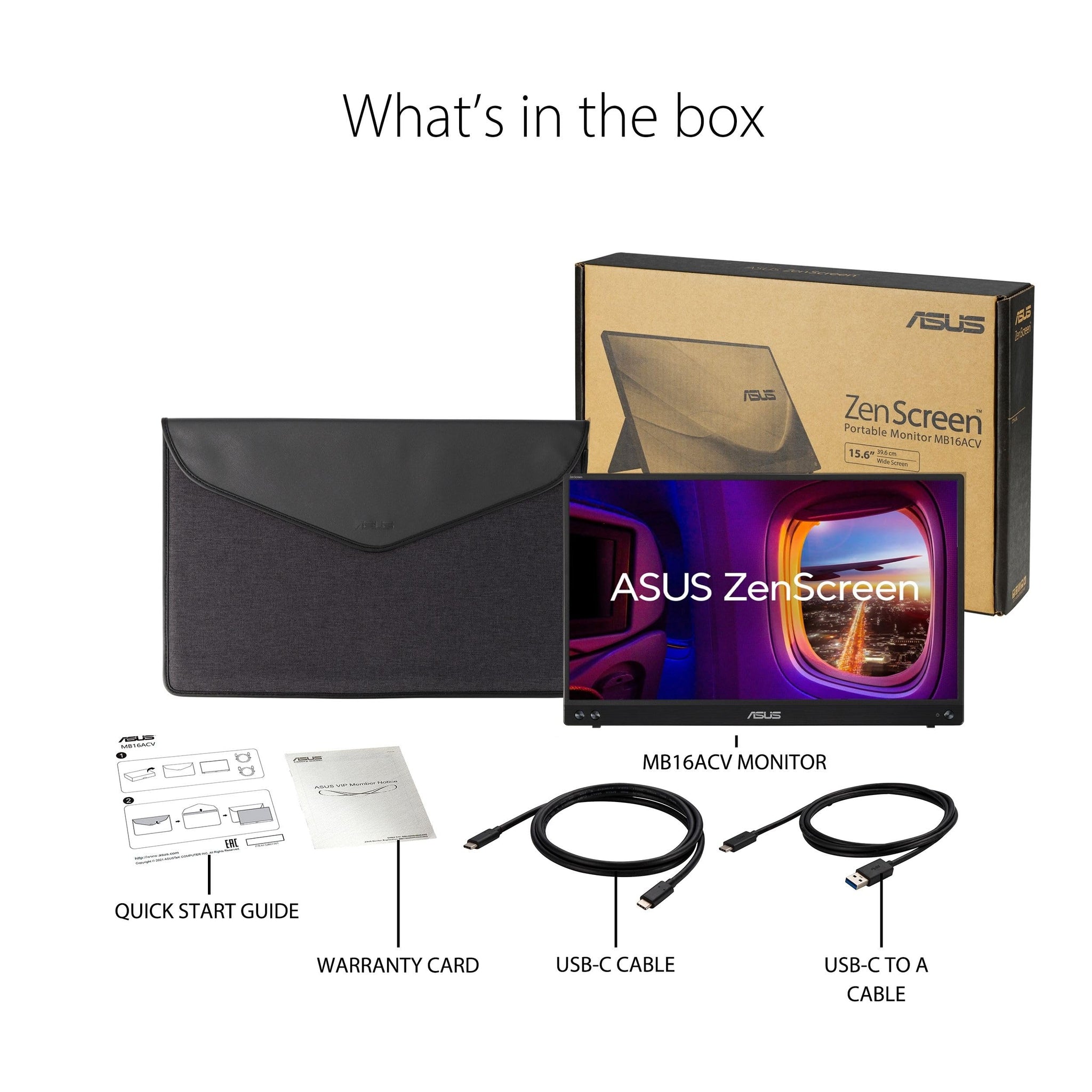 ASUS ZenScreen 15.6 Inch Portable Monitor for Travel