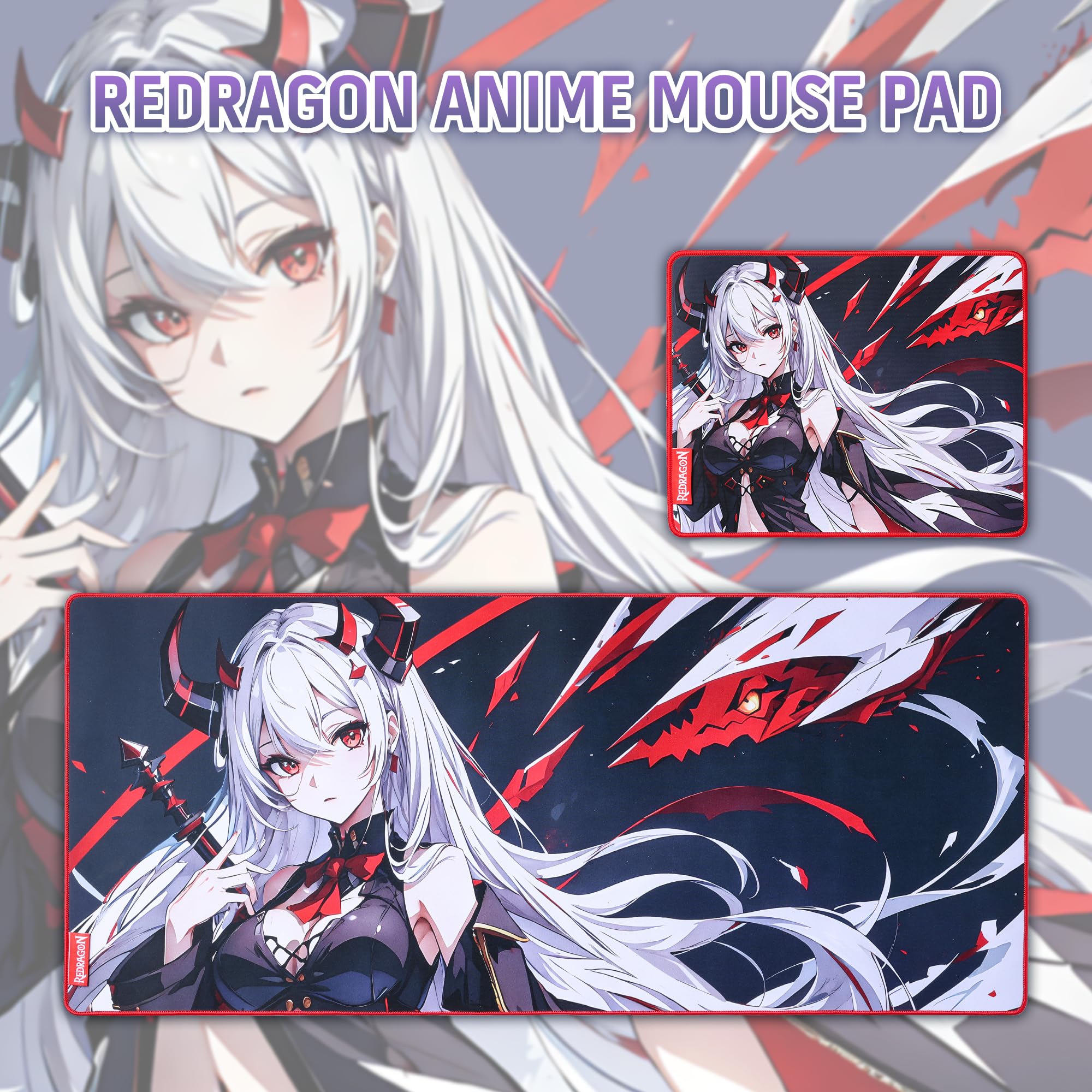 Redragon Anime Gaming Mouse Pad With Smooth Surface