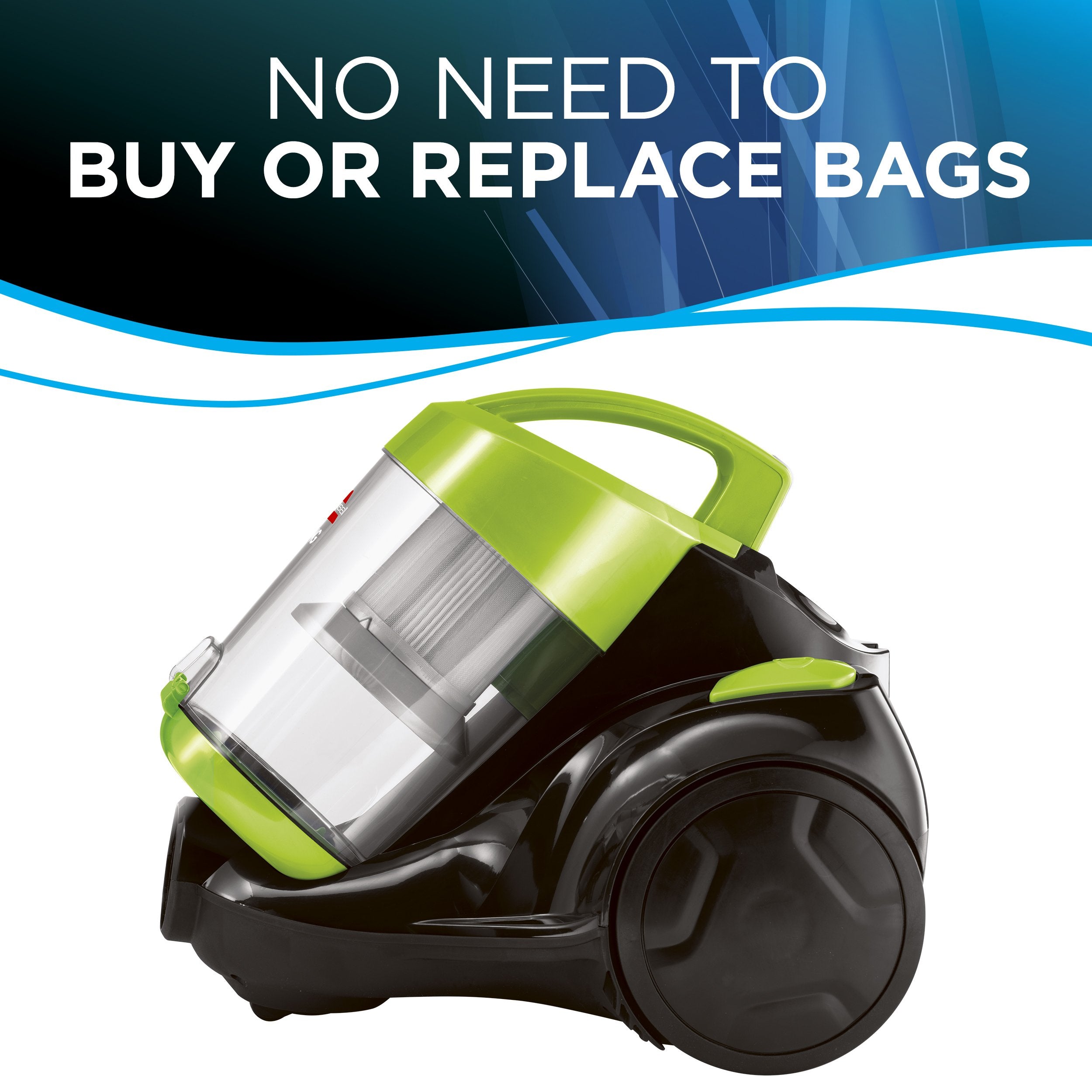 Bissell Zing Bagless Canister Vacuum with Powerful Suction