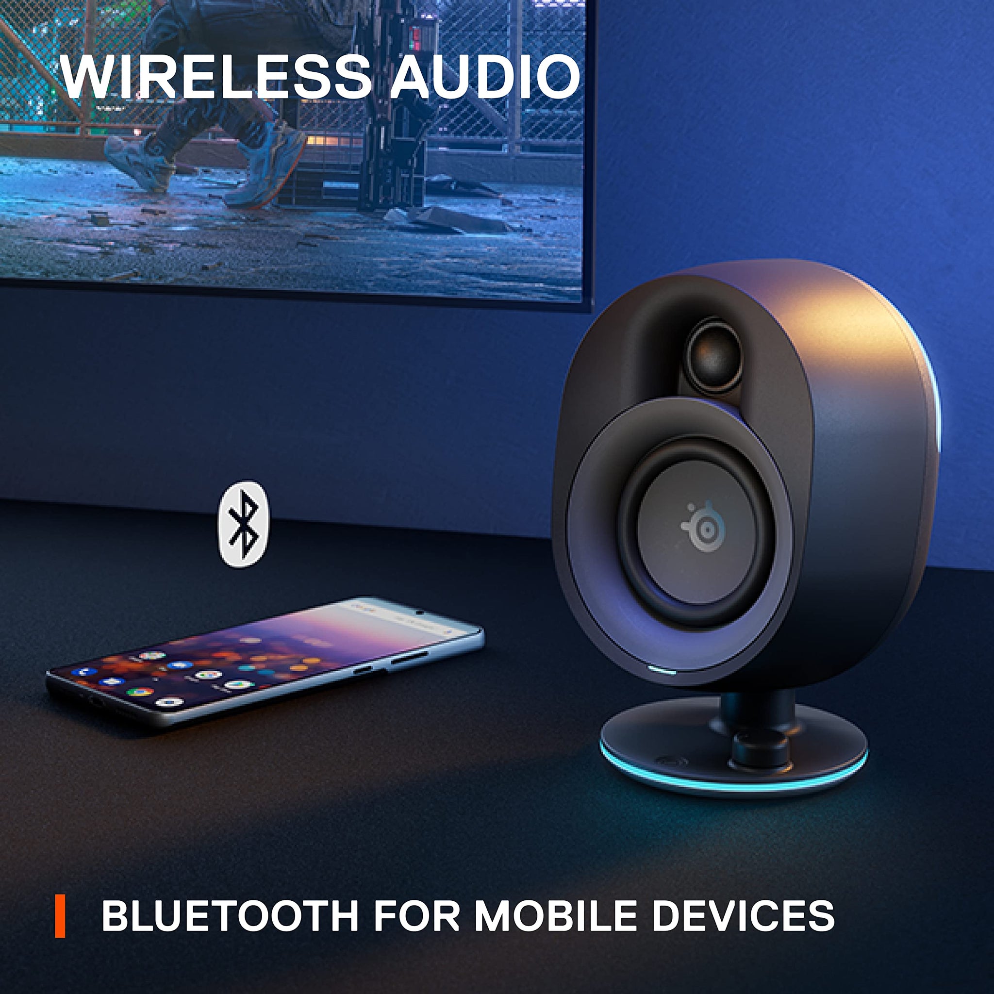 SteelSeries Arena 3 Gaming Speakers with Immersive Audio