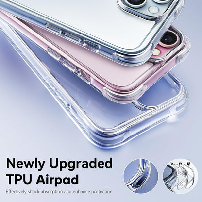 Mkeke Clear Case for iPhone 17 Pro Max Shockproof Bumper