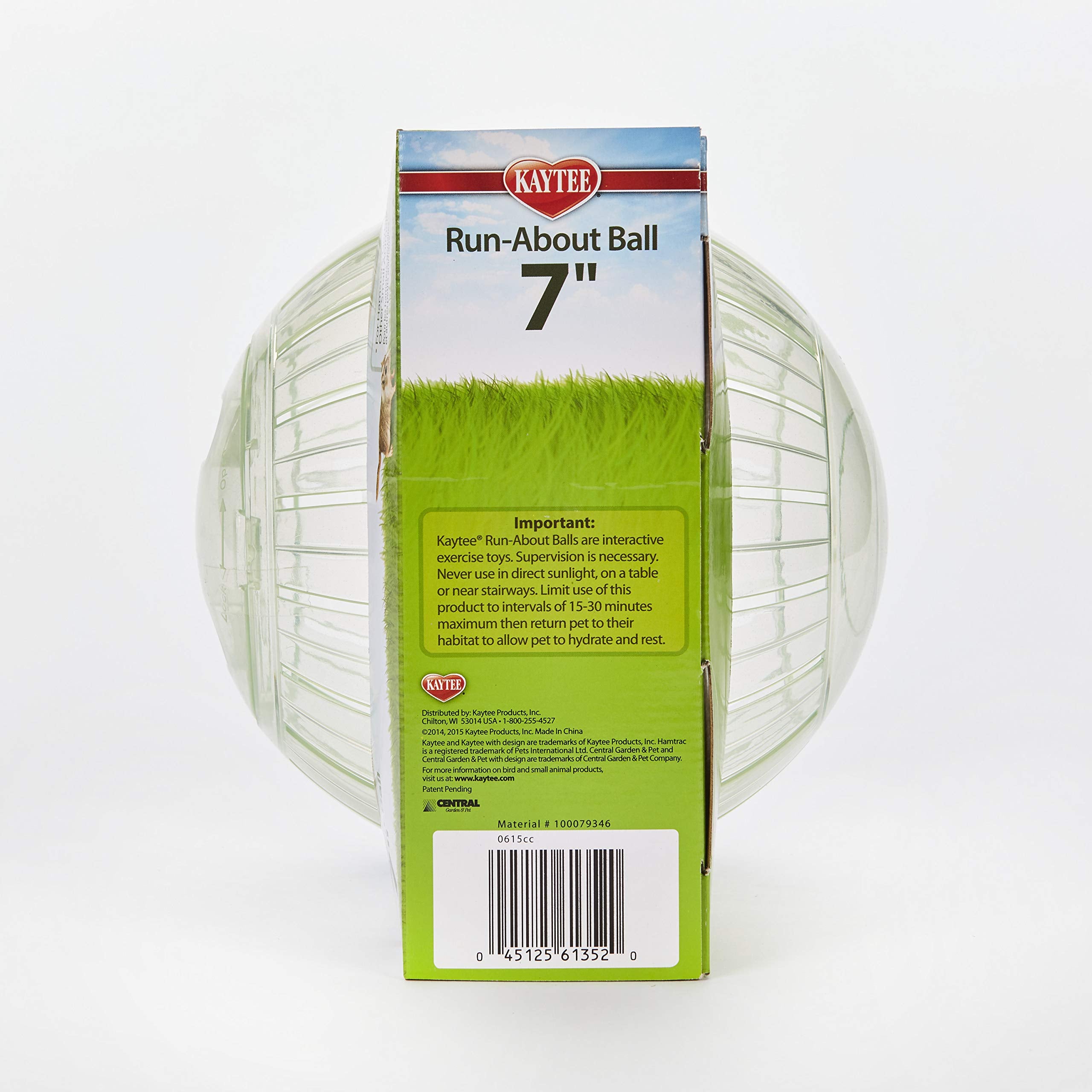 Kaytee 5 Inch Clear Exercise Ball for Dwarf Hamsters