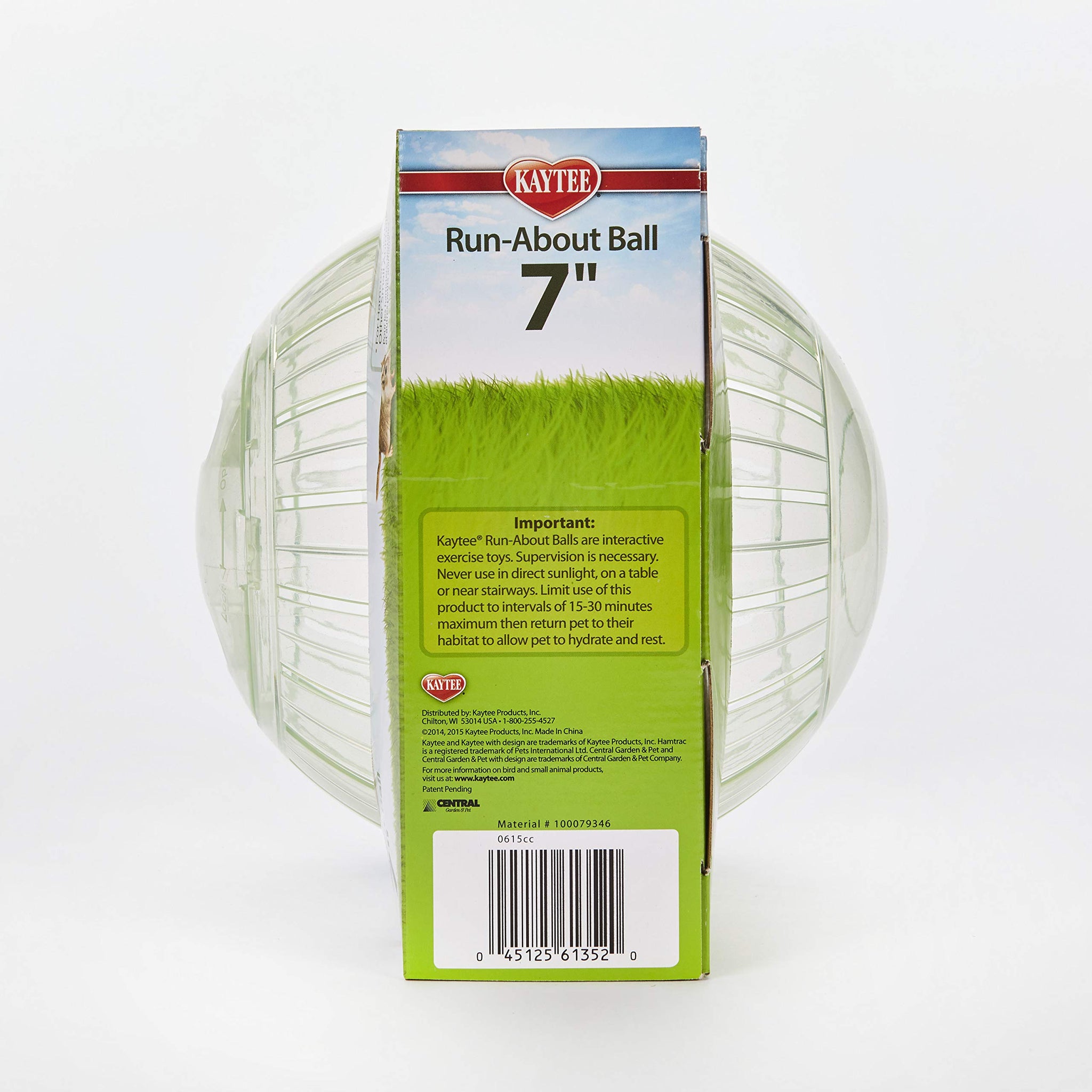 Kaytee 5 Inch Clear Exercise Ball for Dwarf Hamsters