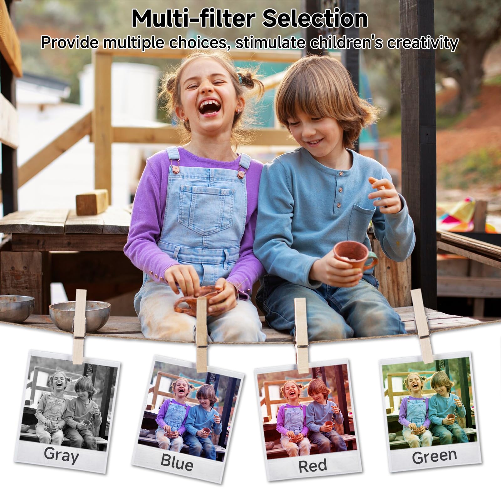 FHD 4K Digital Camera for Kids with 16X Zoom