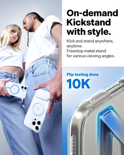 Ultra Clear Kickstand Case for iPhone 16 Pro Max