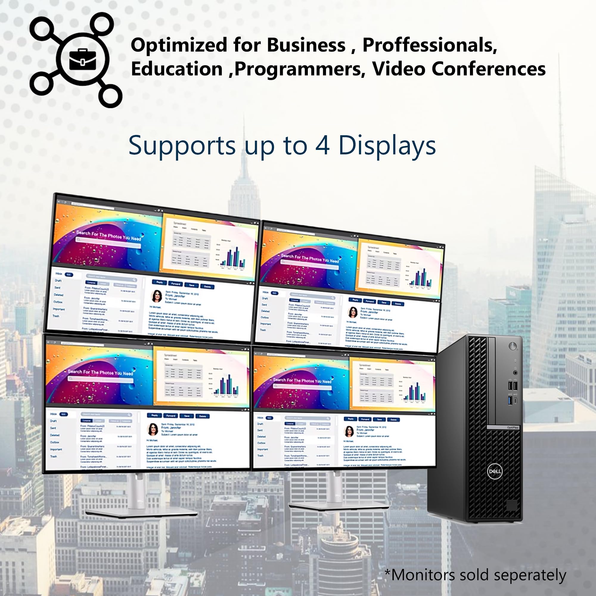 Dell Optiplex 7020 SFF Desktop with 16GB RAM