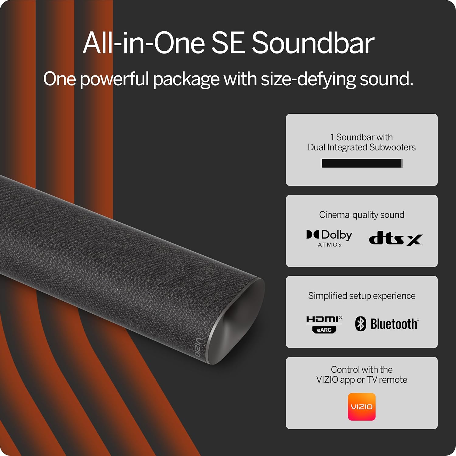 VIZIO All in One Soundbar with Dolby Atmos Experience