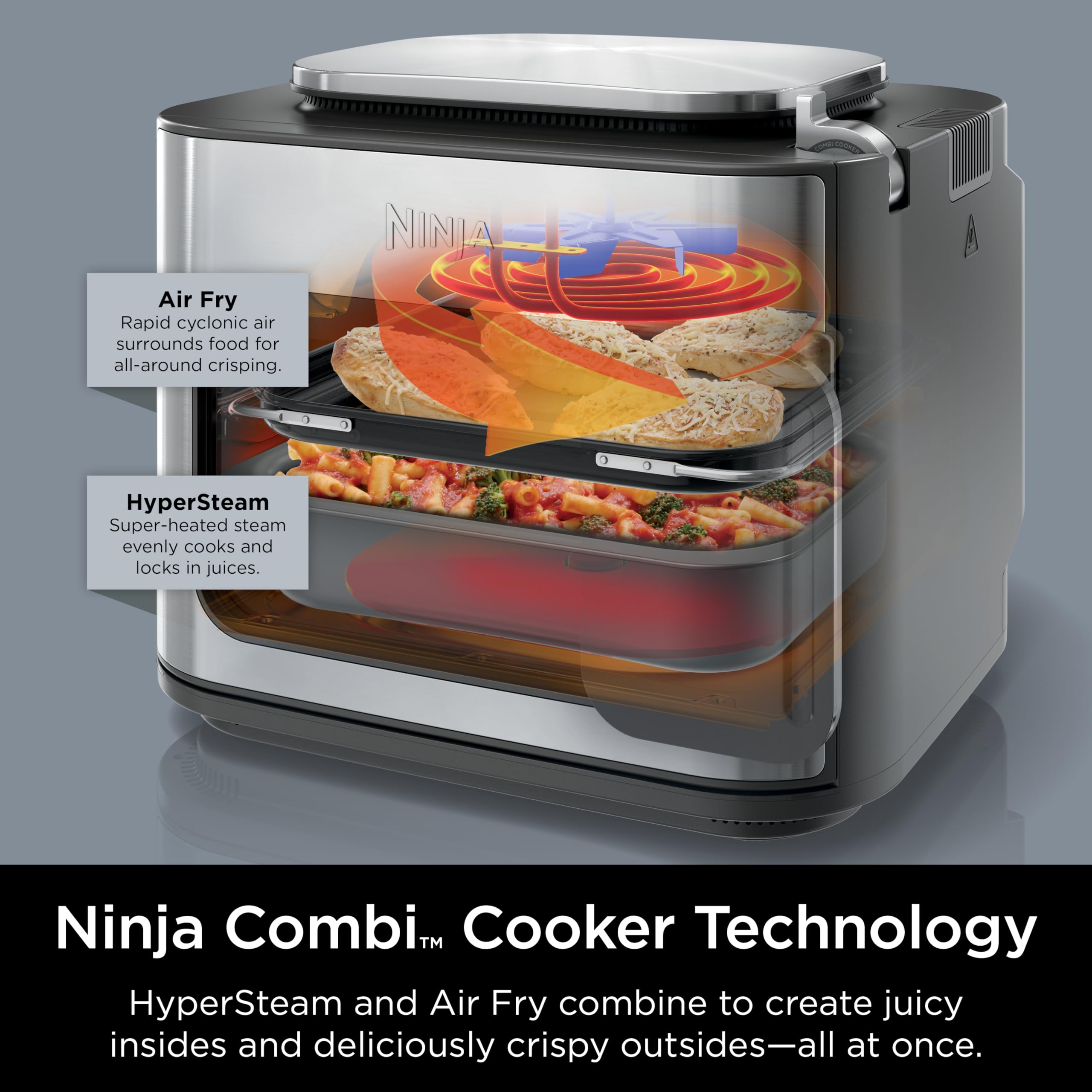 Ninja Combi Multicooker Oven Air Fryer Complete Meals Fast