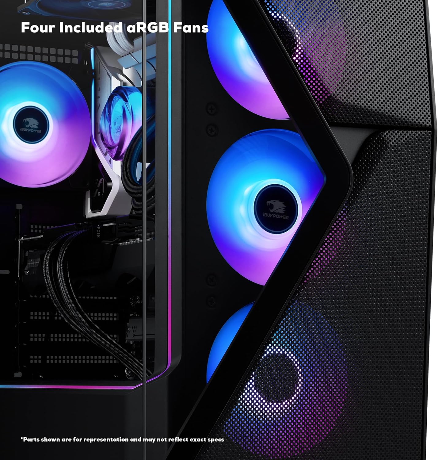 iBUYPOWER Slate MESH Gaming PC With RTX 5070 DDR5 RAM
