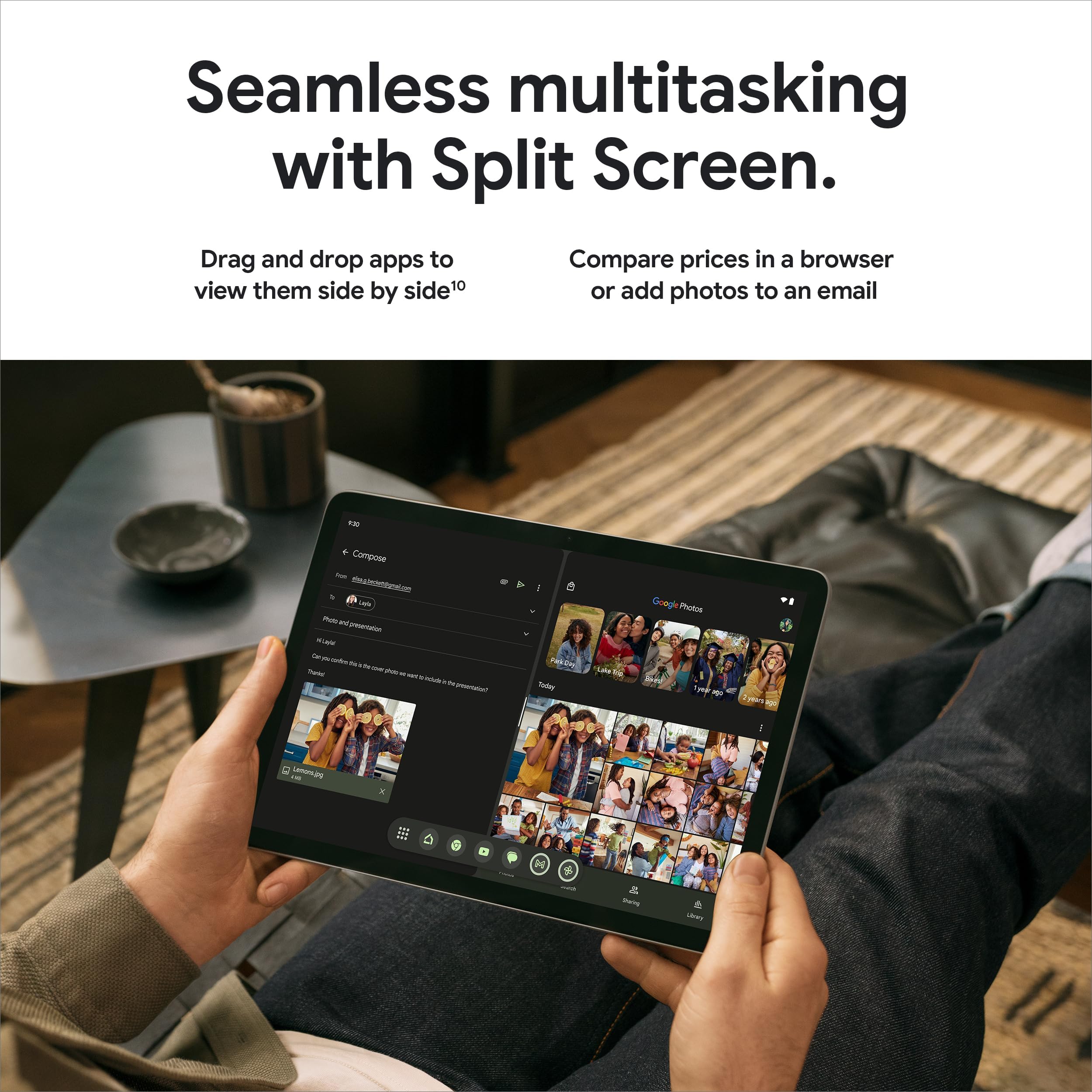 Google Pixel Tablet Android 11 Inch Display Long Battery