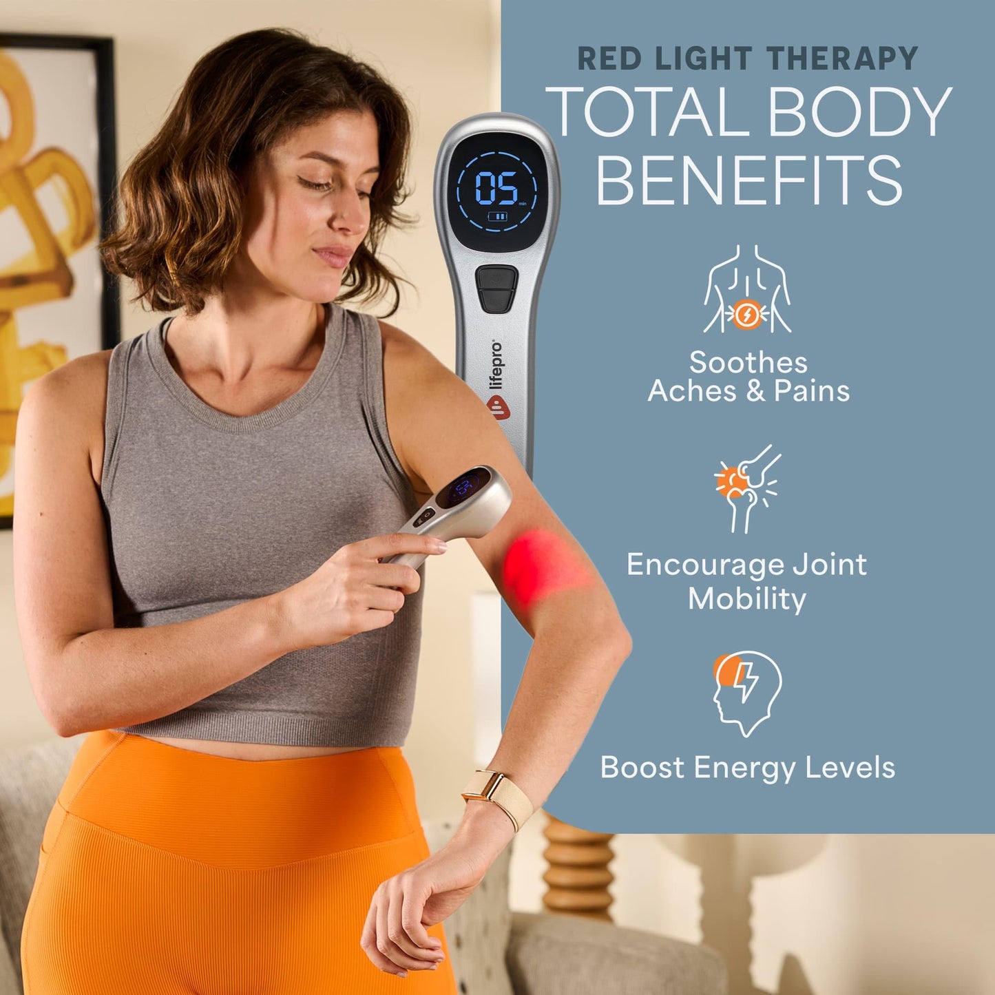Lifepro Portable Infrared Light Therapy for Pain Relief